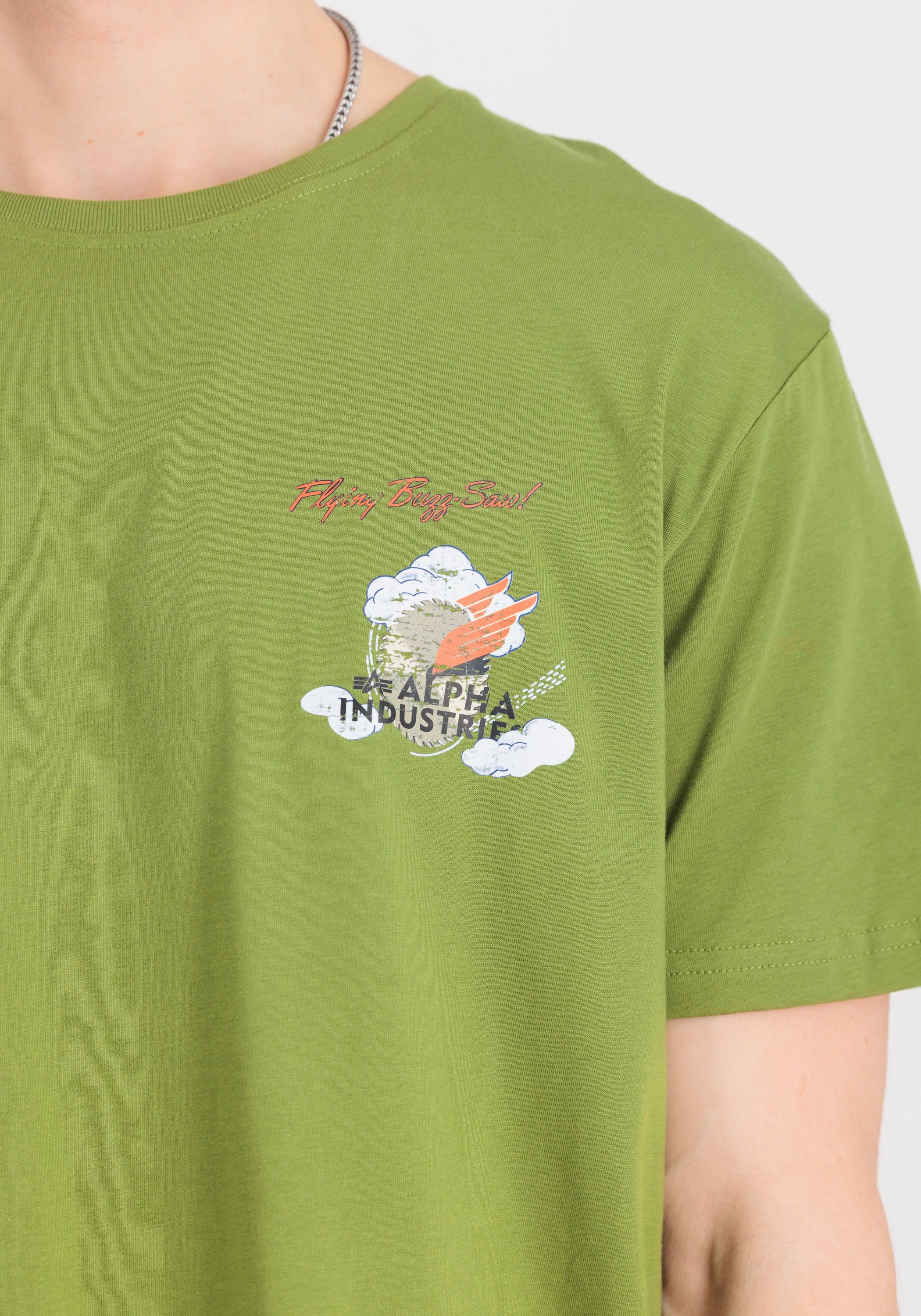 Alpha Industries T-Shirt »Alpha Industries Men - T-Shirts Flying Buzz Small Logo T«
