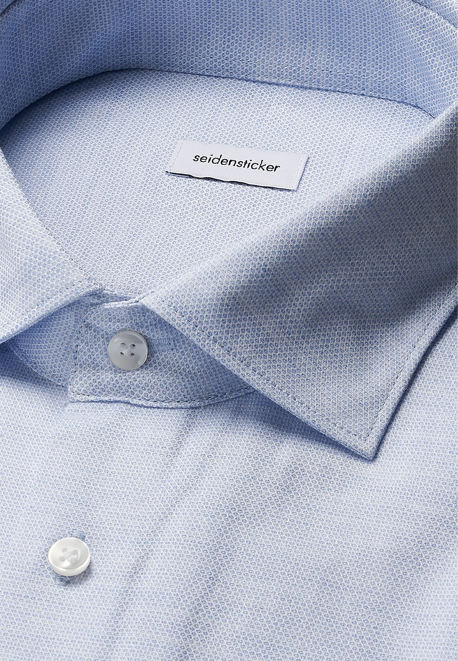 seidensticker Flanellhemd »Schwarze Rose«, Comfort 1/1 Kentkragen Struktur