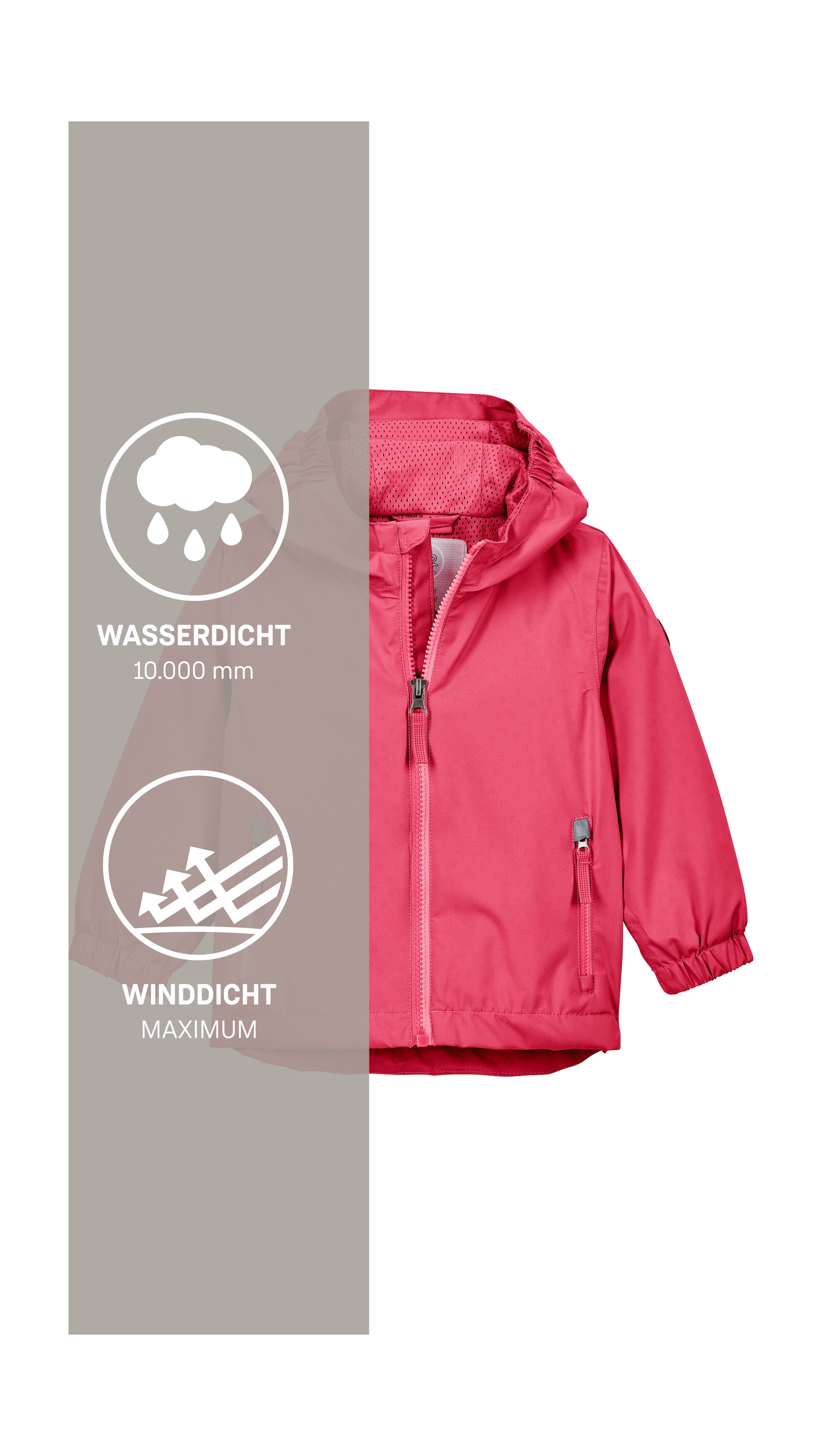 first instinct by killtec Funktionsjacke »FIOS 27 MNS JCKT« Magic Print Funktionsjacke, wasserdicht, verlängerbare Ärmel