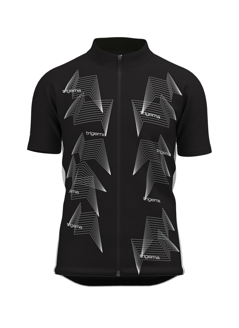 Trigema Radtrikot »TRIGEMA Fahrradjacke mit abstraktem Design«