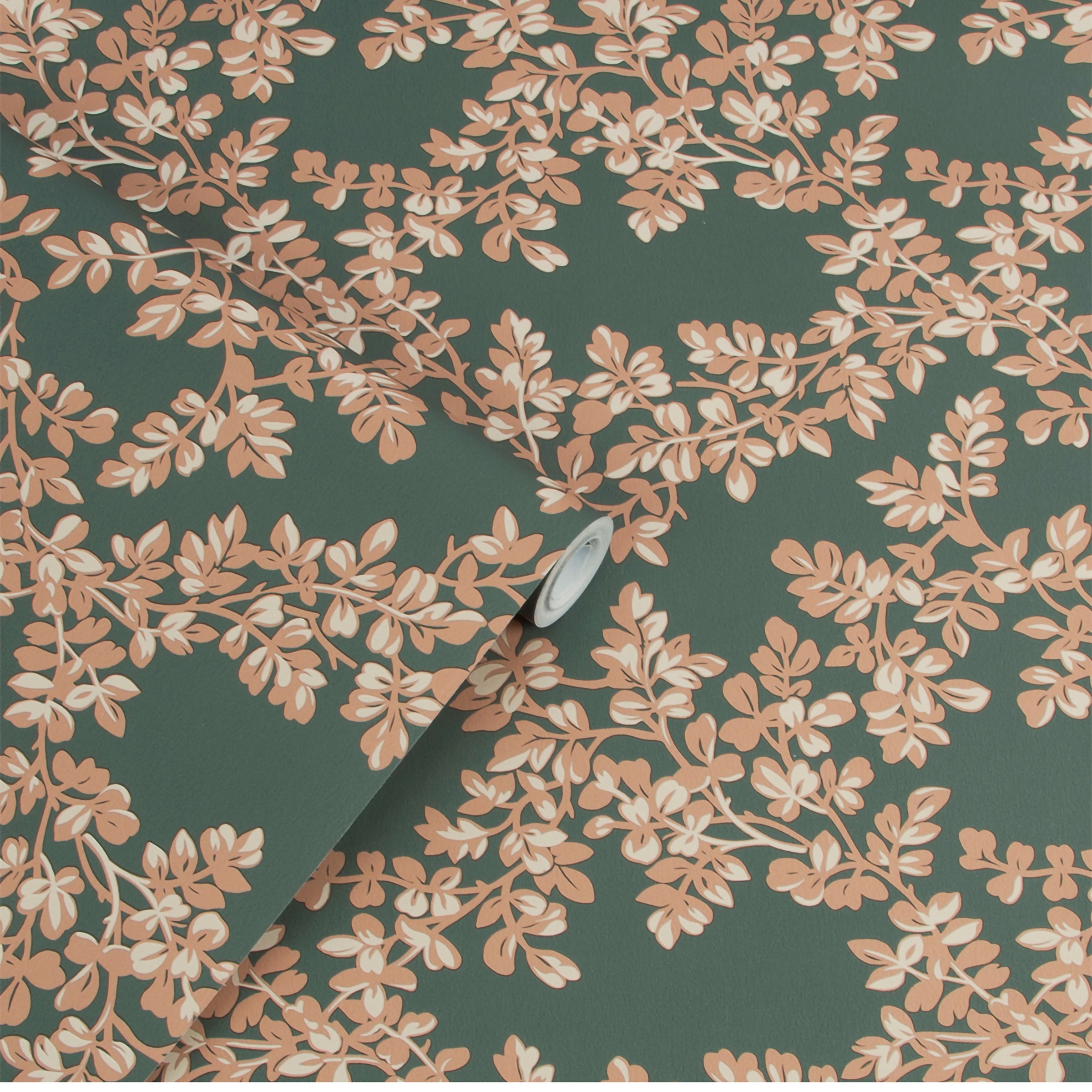 LAURA ASHLEY Vliestapete »Laura Ashley Burnham Fern Vliestapete«, geblümt, Laura Ashley Burnham Fern Vliestapete