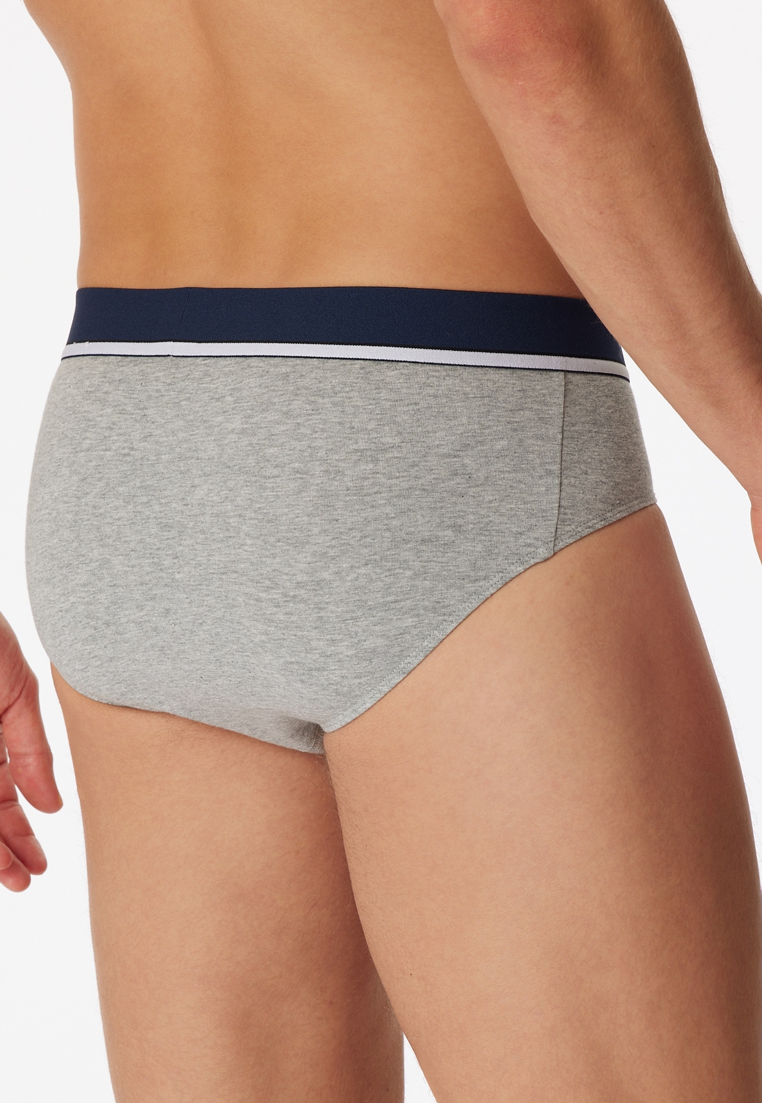 Schiesser Rioslip »"95/5"«, (3er-Pack), mit sportlichem Logo-Webgummibund mit schmalen weißem Ansatz