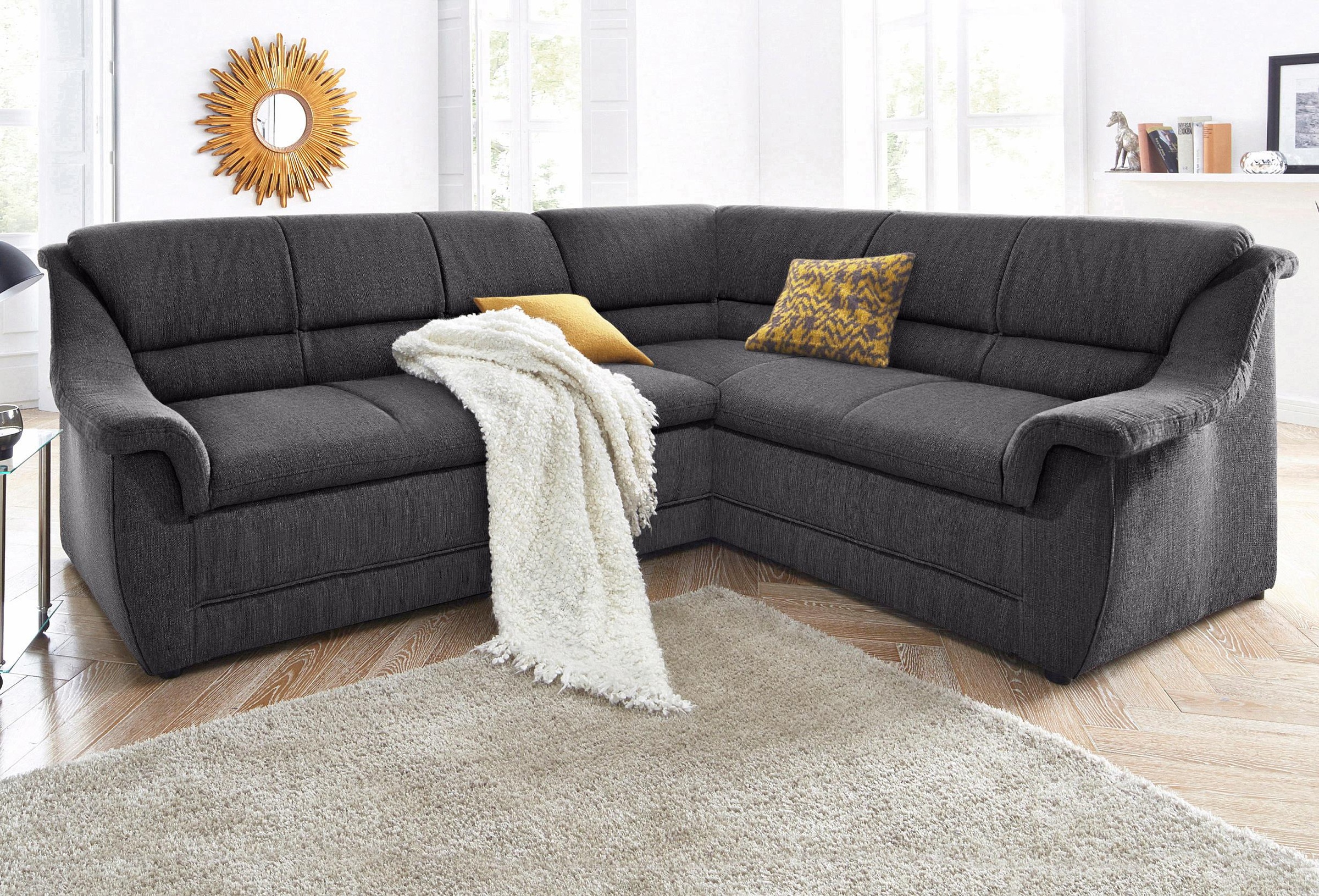 DOMO collection Ecksofa »Lale zeitlose Formensprache, komfortabel, L-Form«, günstig online kaufen