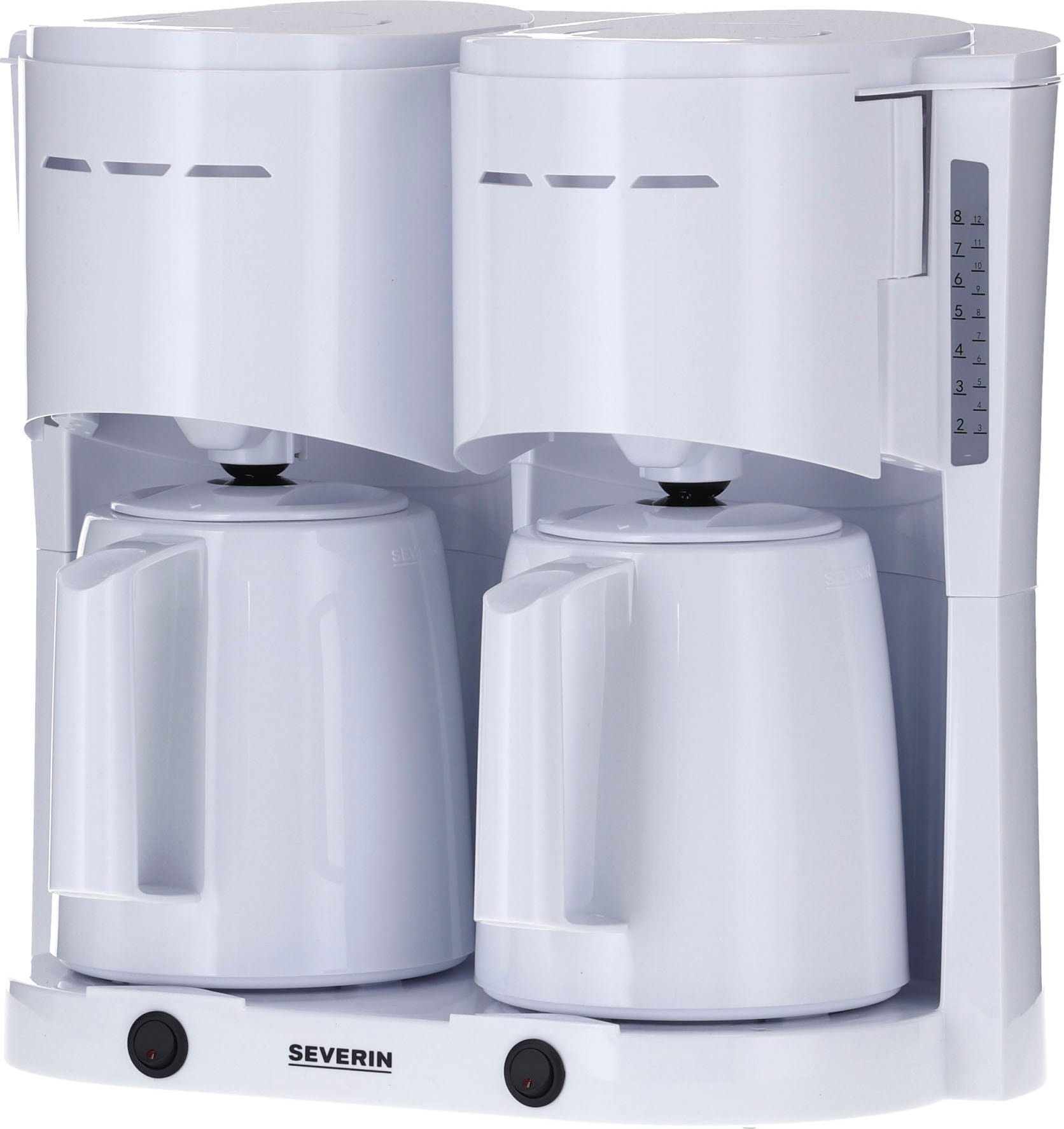 Severin Filterkaffeemaschine »KA 9314 Duo-Filterkaffeemaschine mit 2 Thermokannen«, 1 l Kaffeekanne, Papierfilter, 1x4