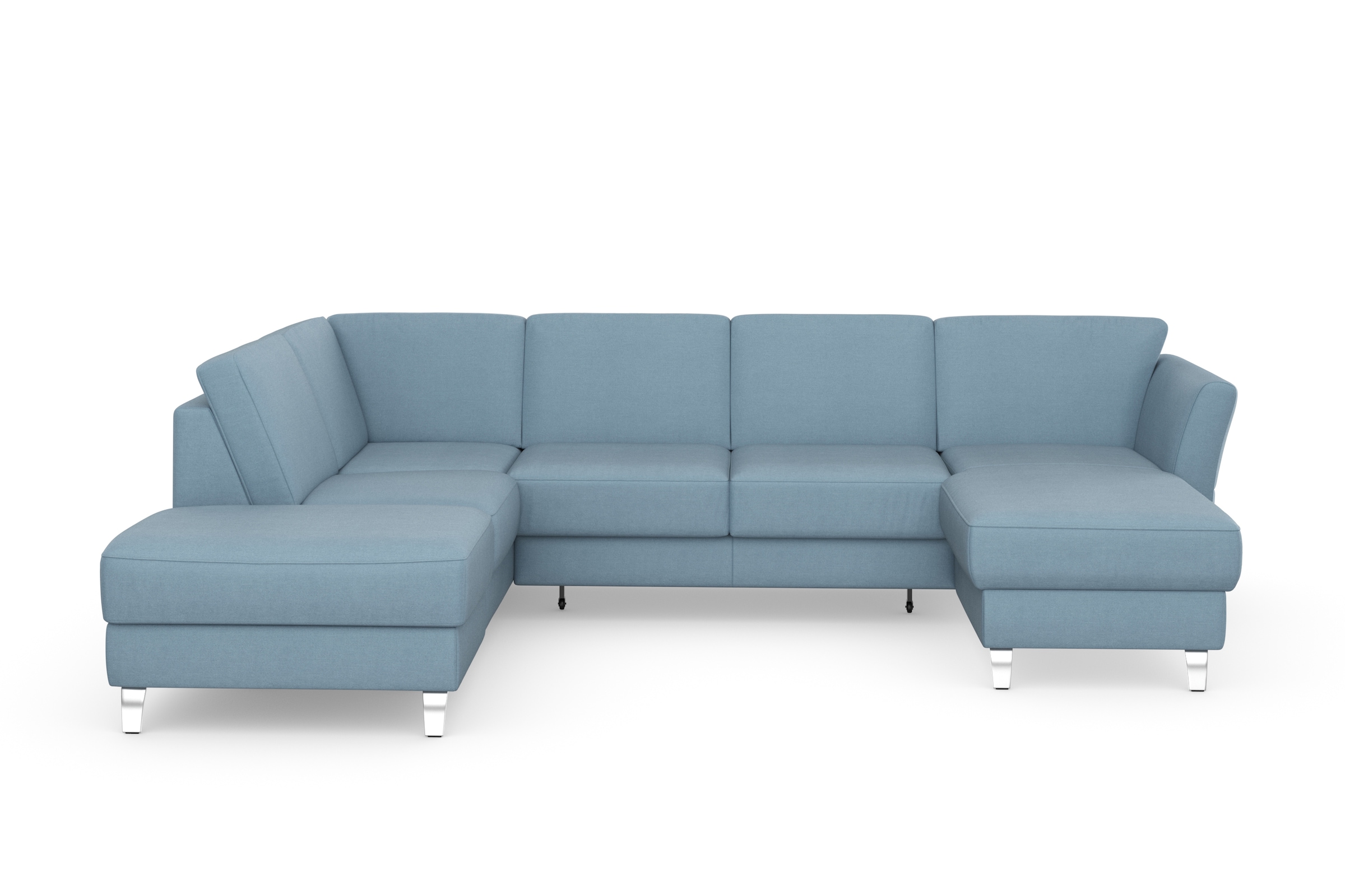 sit&more Wohnlandschaft »Visby U-Form« Wahlweise mit Bettfunktion und Staur günstig online kaufen