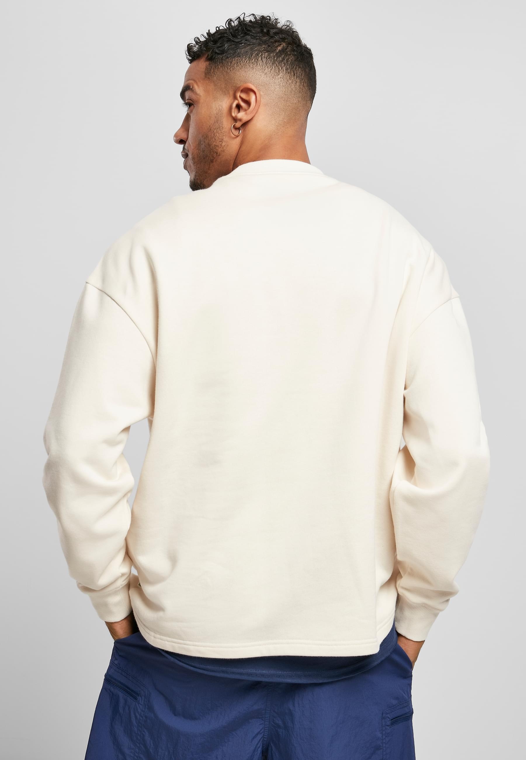 URBAN CLASSICS Rundhalspullover »Urban Classics Herren Organic Oversized Boxy Crew« 1 Stk. tlg.