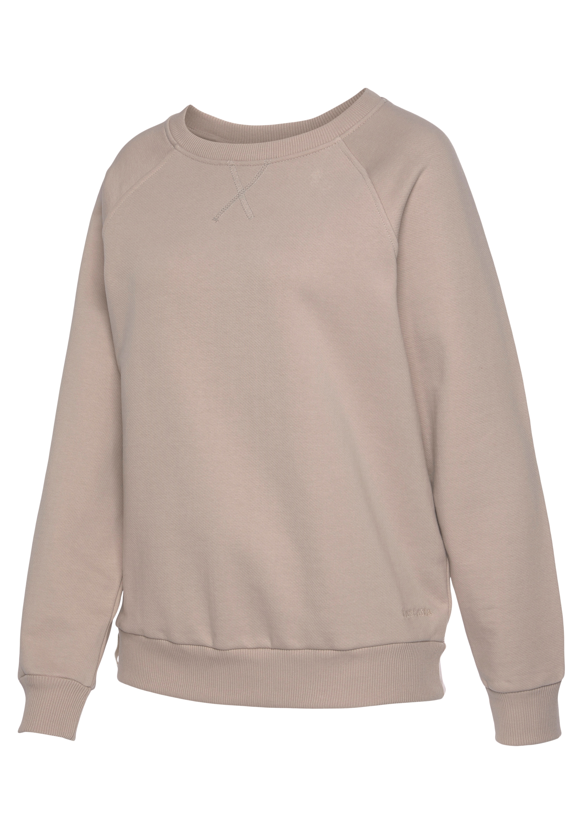 LASCANA Sweatshirt »-Loungeshirt«, aus organischer Baumwolle, Loungeanzug