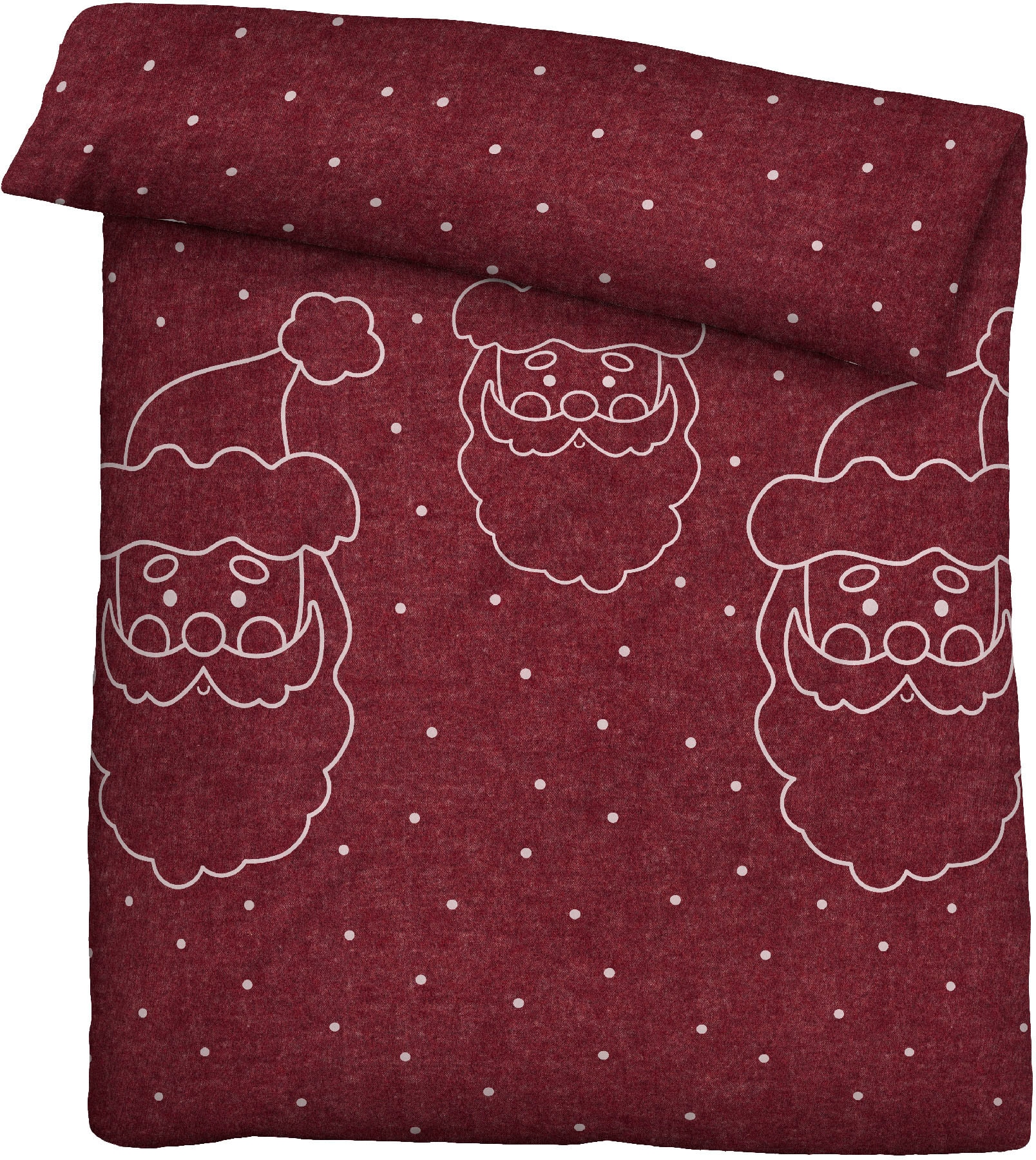 Biberna Bettwäsche »Xmas«, kuschelig warm, weich, Melange, 100% Baumwolle, made in Germany