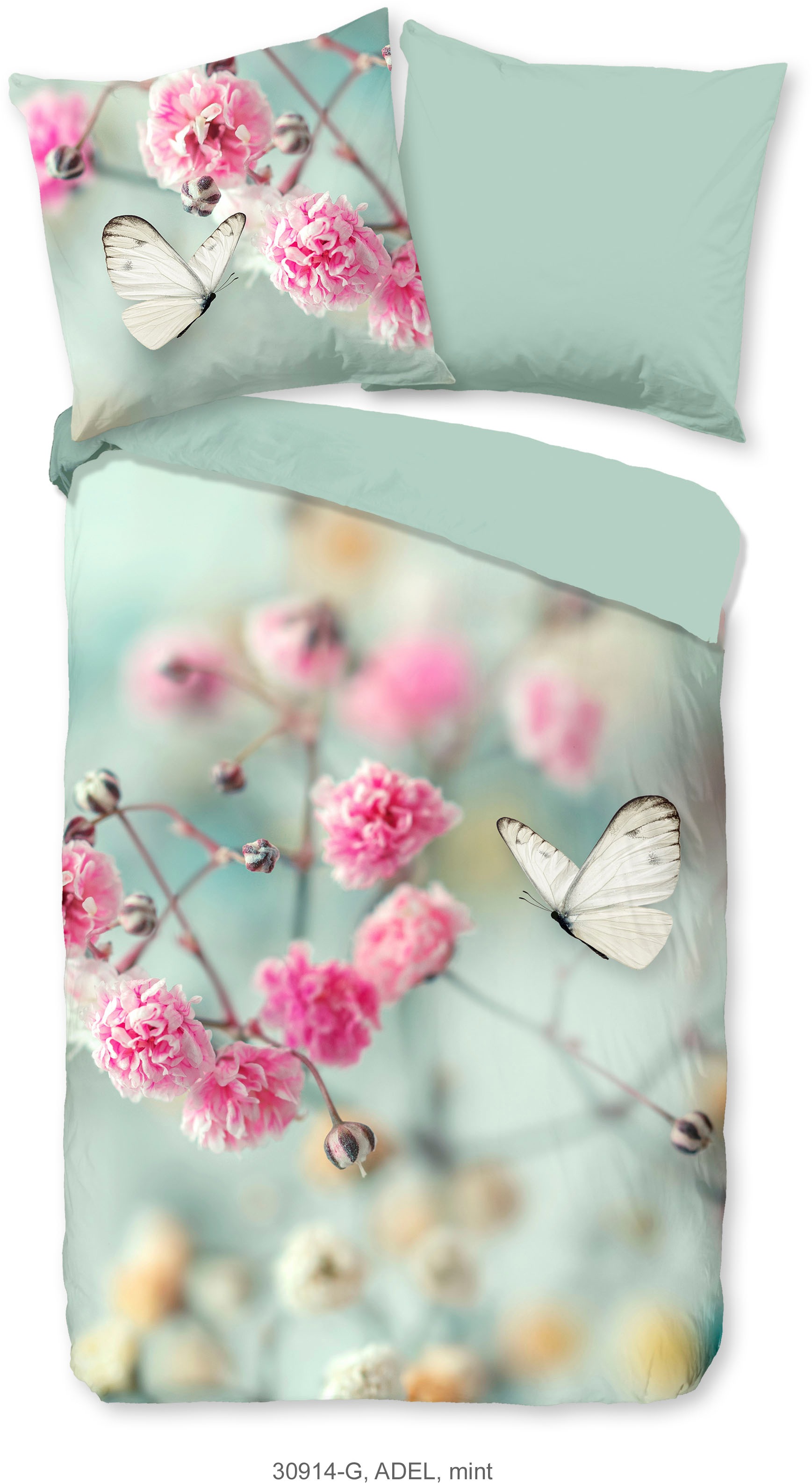 good morning Wendebettwäsche »Adel« 2 Stk. tlg. 100% Baumwolle, 135x200, Re günstig online kaufen