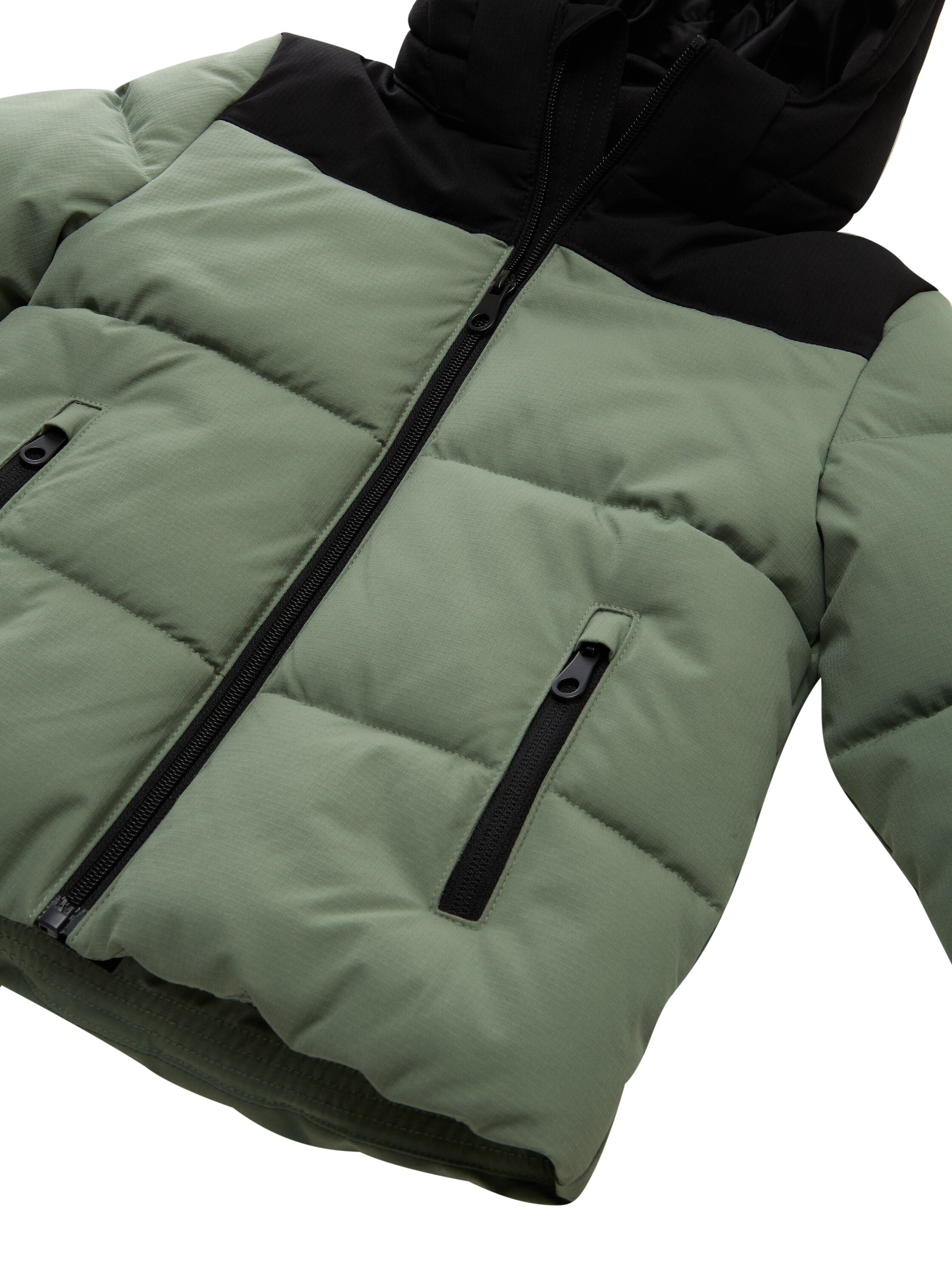TOM TAILOR Steppjacke, mit Kapuze, mit abnehmbarer Kapuze
