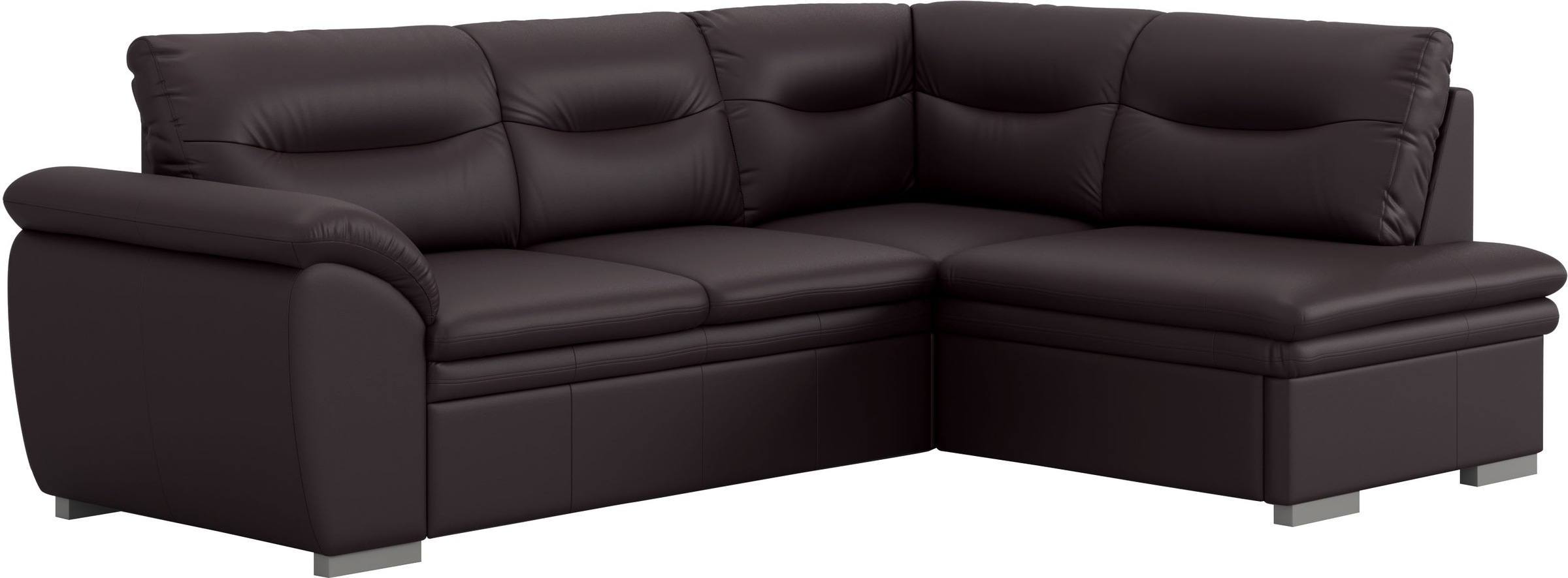 COTTA Ecksofa »Leandra L-Form«, wahlweise mit Bettfunktion & Bettkasten
