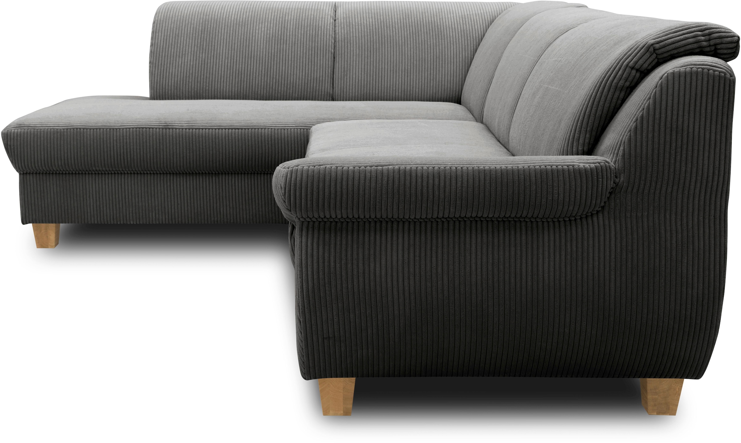 Home affaire Ecksofa »Yesterday L-Form«, wahlweise mit Bettfunktion, auch in Cord