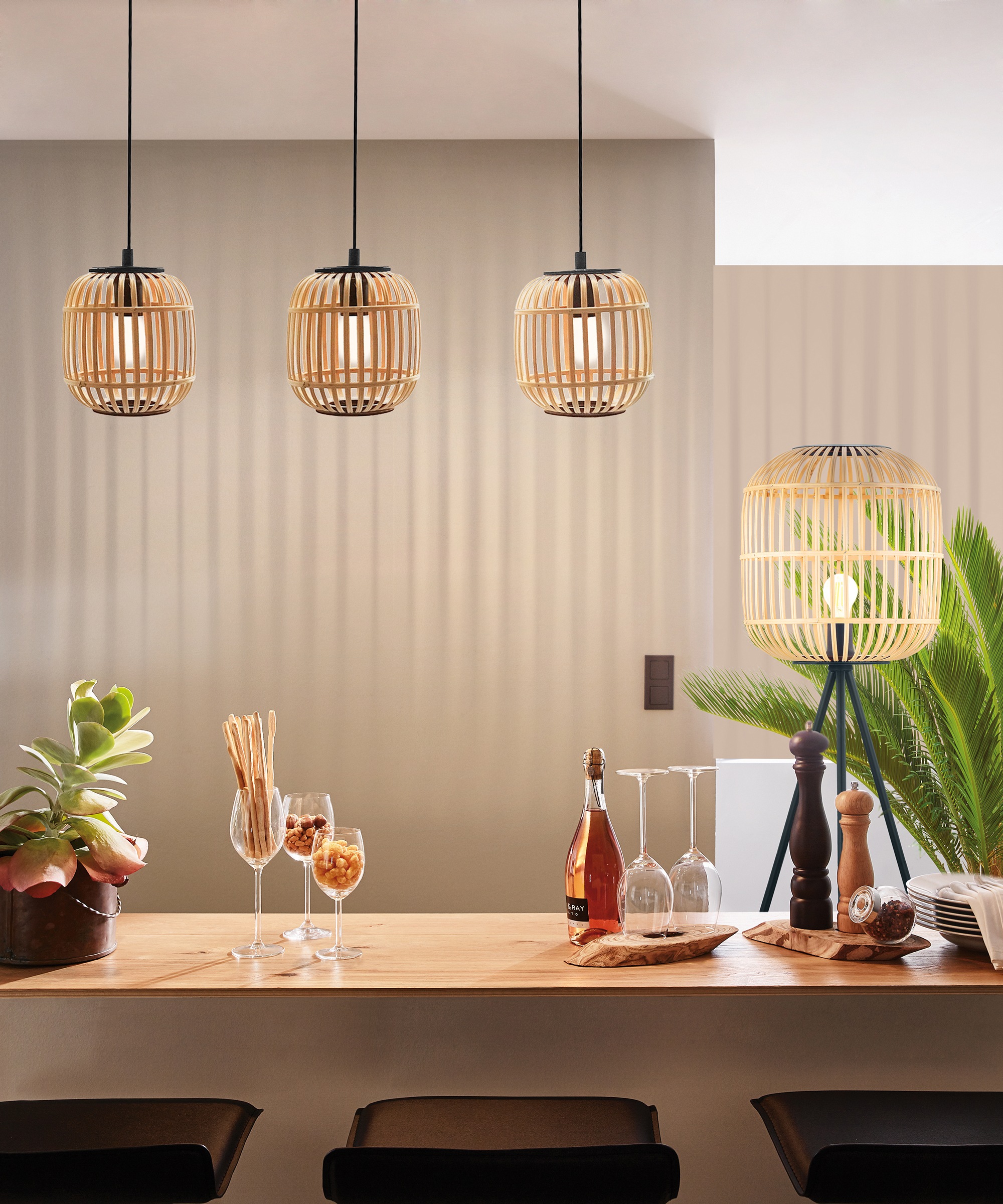 EGLO Stehlampe »BORDESLEY«, 1 flammig, Leuchtmittel E27 | ohne Leuchtmittel