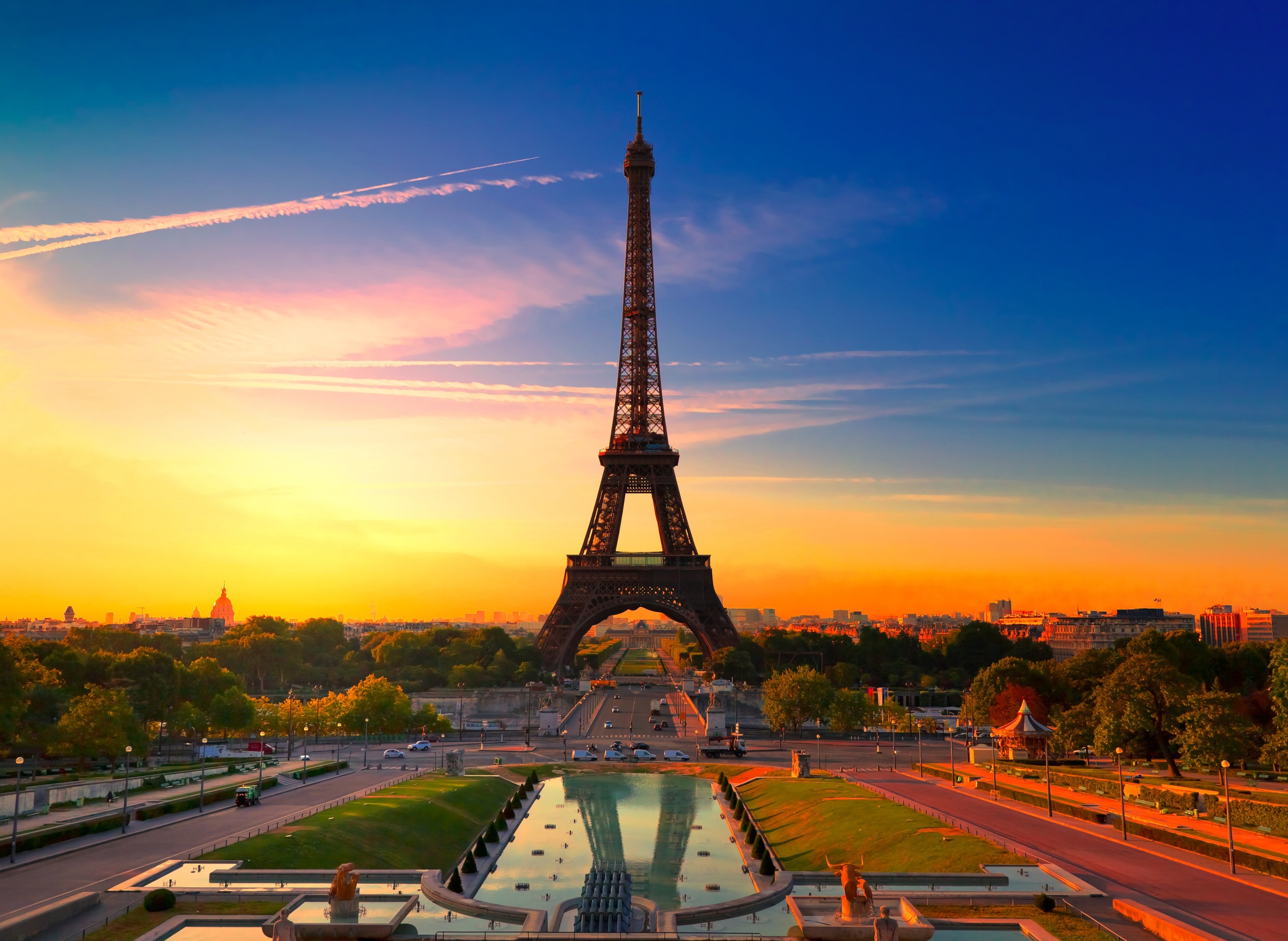 Papermoon Fototapete »Paris Eiffel Tower« glatt günstig online kaufen