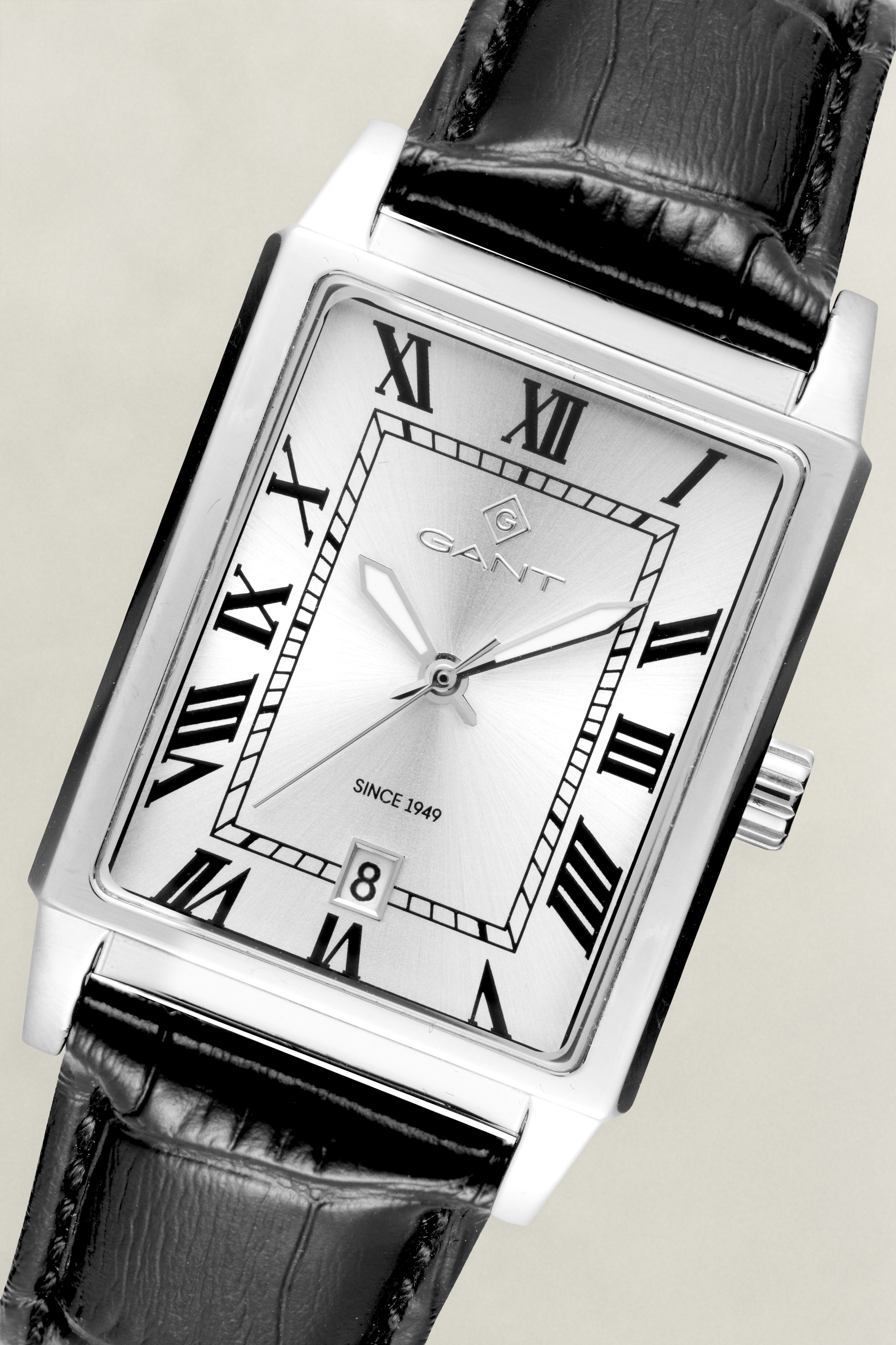 Gant Quarzuhr »Staten Island« Armbanduhr, Herrenuhr, Lederarmband, analog, Tag