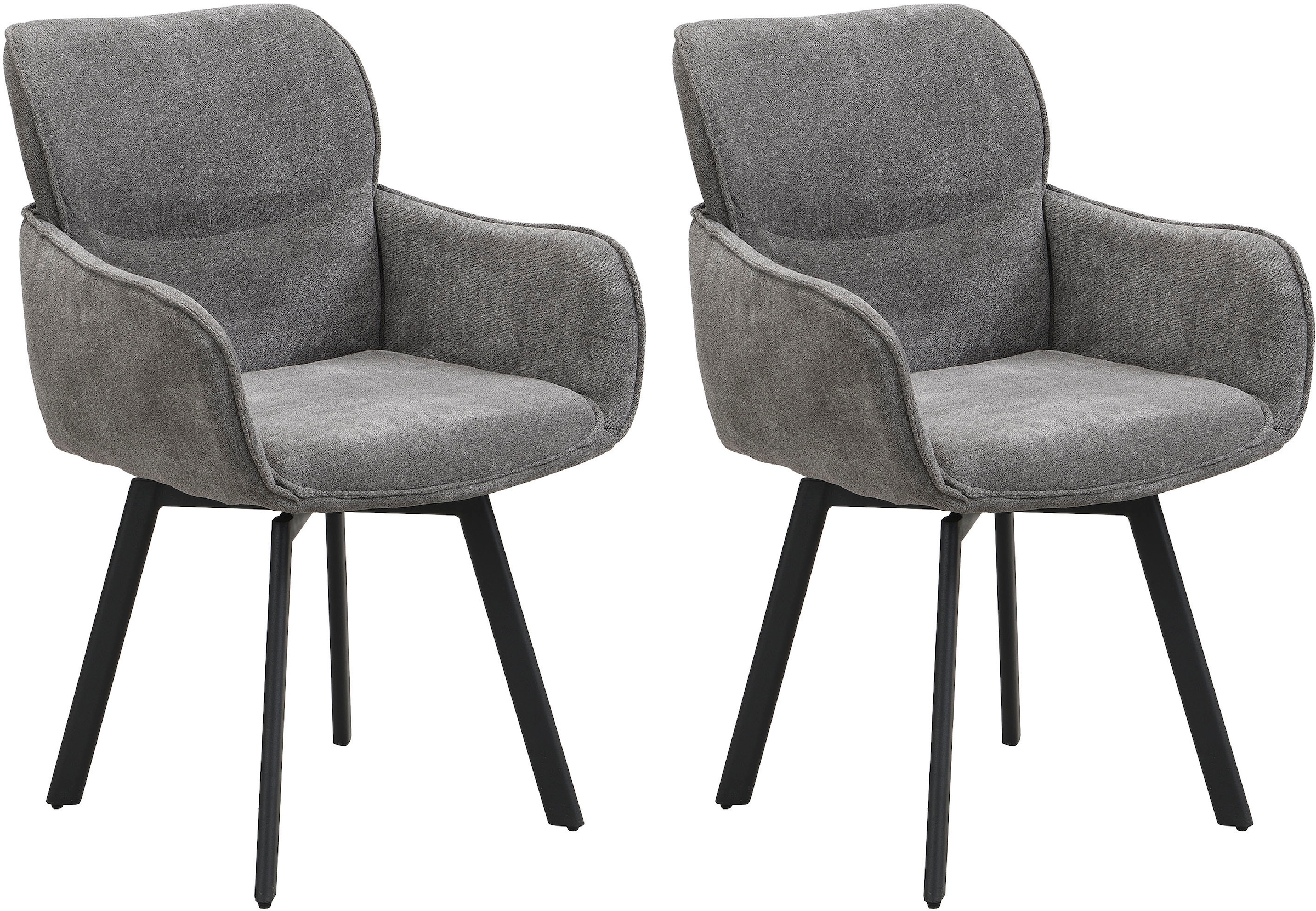 byLIVING Esszimmerstuhl »Rico« (Set) 2 Stk.360 Grad drehbar in verschiedene günstig online kaufen