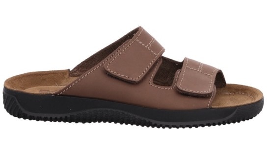 Rohde Pantolette »Soltau-H«, Sommerschuh, Schlappen, Hausschuh mit Klettverschlüssen