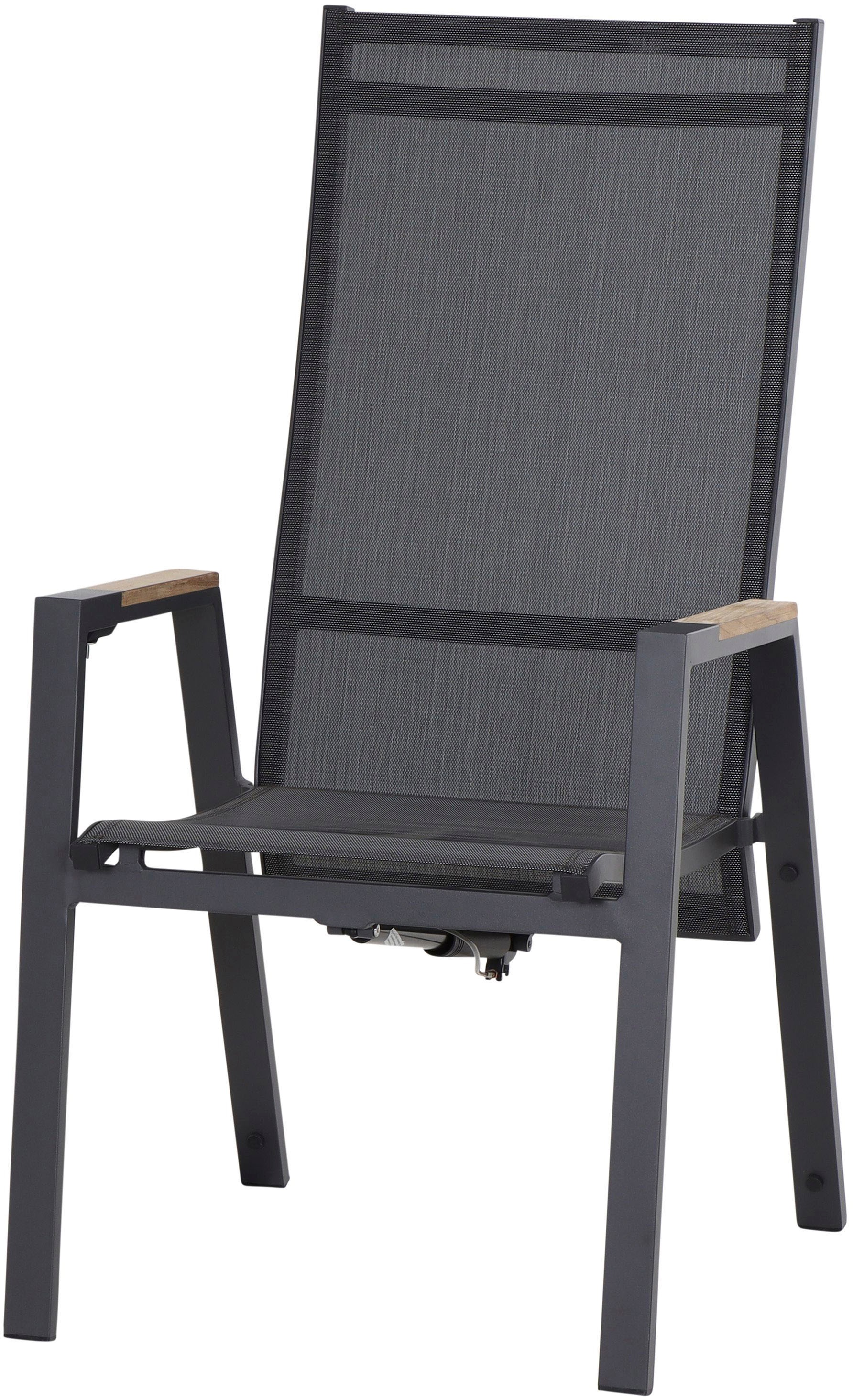 Siena Garden Garten-Essgruppe »Savona / Zurigo«, (Set, 7 tlg.), bestehend aus 6 Sesseln und 1 Tisch