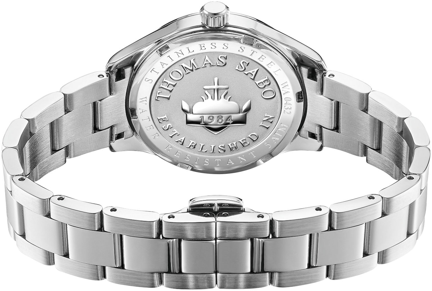 THOMAS SABO Quarzuhr »BUTTERFLIES«, Armbanduhr, Damenuhr, analog, Schmetterlinge, Edelstahlarmband