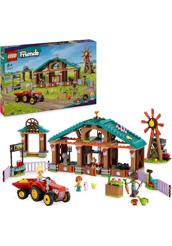 Konstruktionsspielsteine »Auffangstation für Farmtiere (42617), LEGO Friends«, (489 St.)