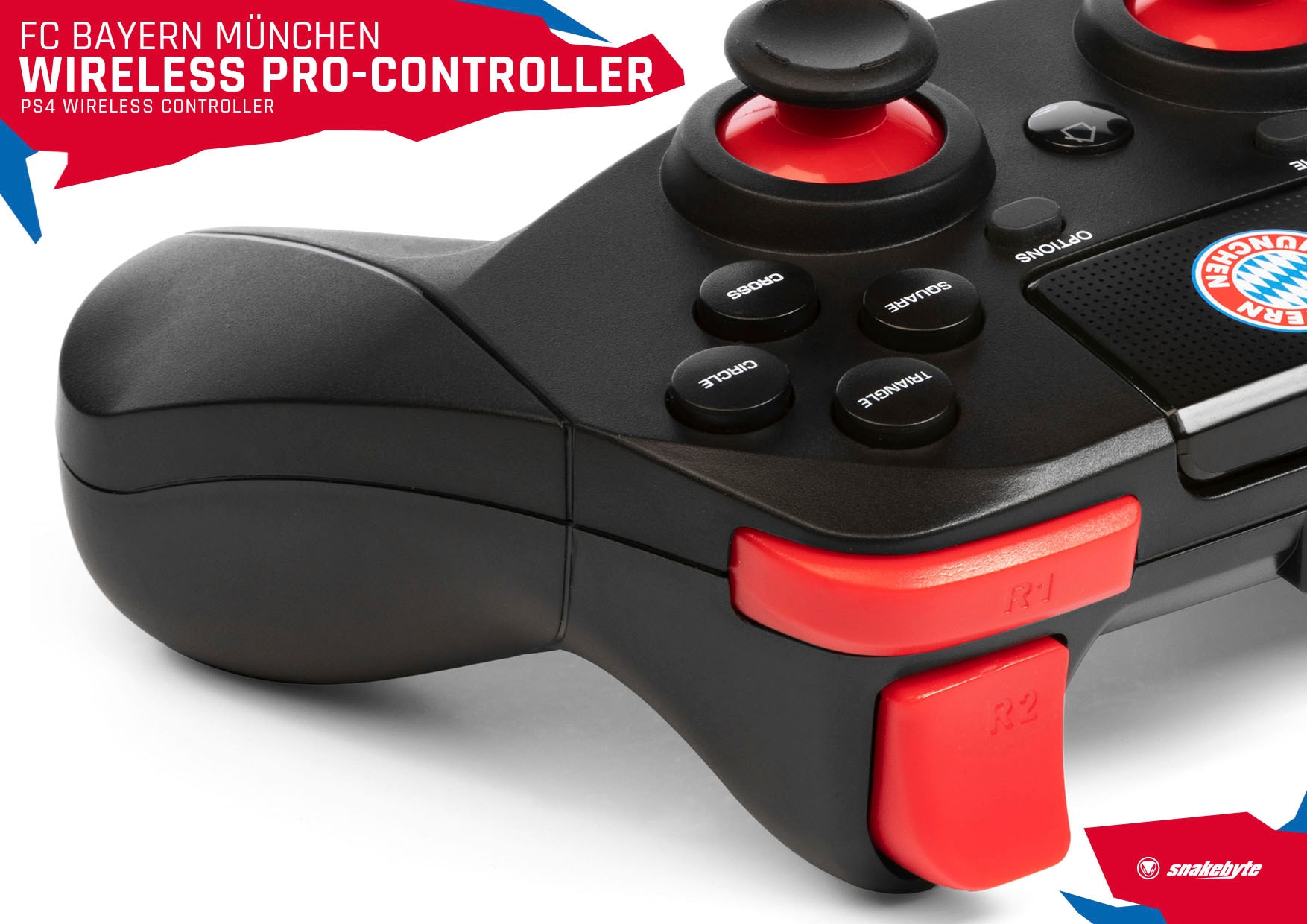 Snakebyte PlayStation 4-Controller »FC Bayern München PS4 Wireless Pro Controller«