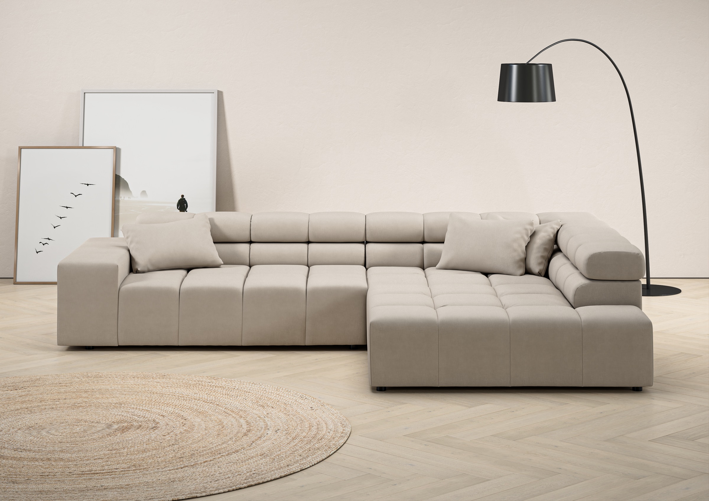 INOSIGN Ecksofa »Ancona incl. Kopfteilverstellung, OTTOs Choice, Breite 319 günstig online kaufen