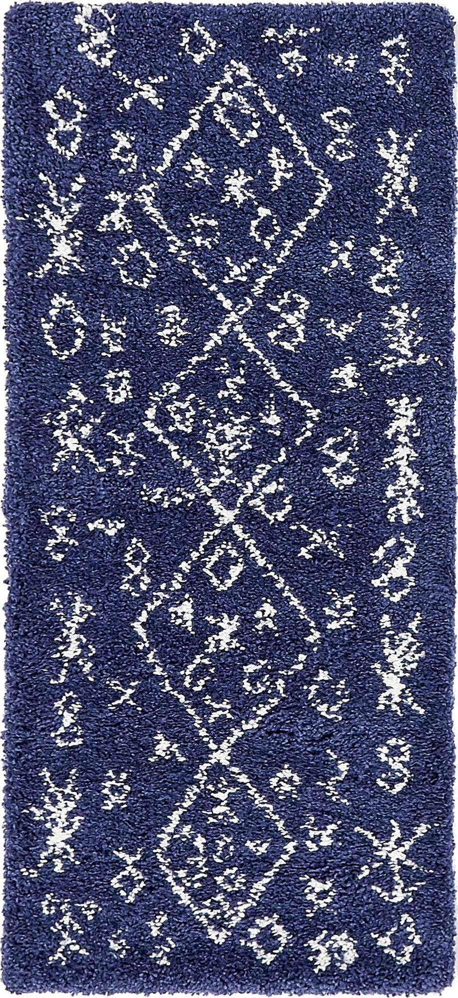 Myflair Möbel & Accessoires Hochflor-Läufer »Temara Shag Lagerräumung«, rechteckig, 51 mm Höhe, Teppich-Läufer, gewebt, Scandi Design, ideal im Flur & Schlafzimmer