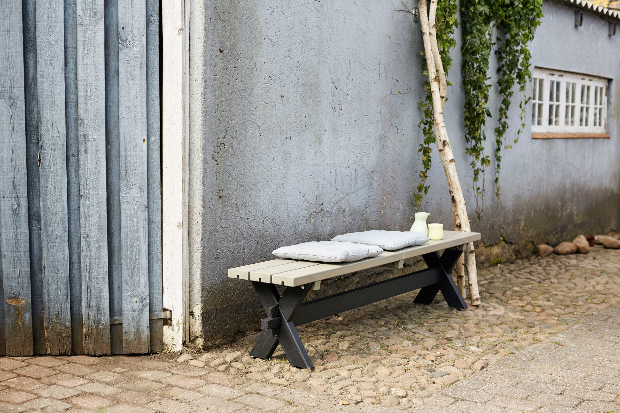 PLUS Sitzbank »Nostalgi Plankenbank« 1 Stk. tlg. 177x38x44 cm