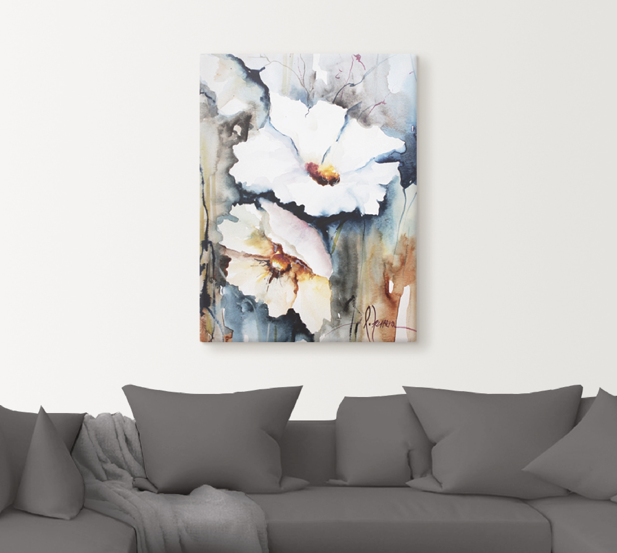 Artland Wandbild »Aquasblüten II«, Blumen, (1 St.), als Alubild, Outdoorbild, Leinwandbild, Poster in verschied. Größen