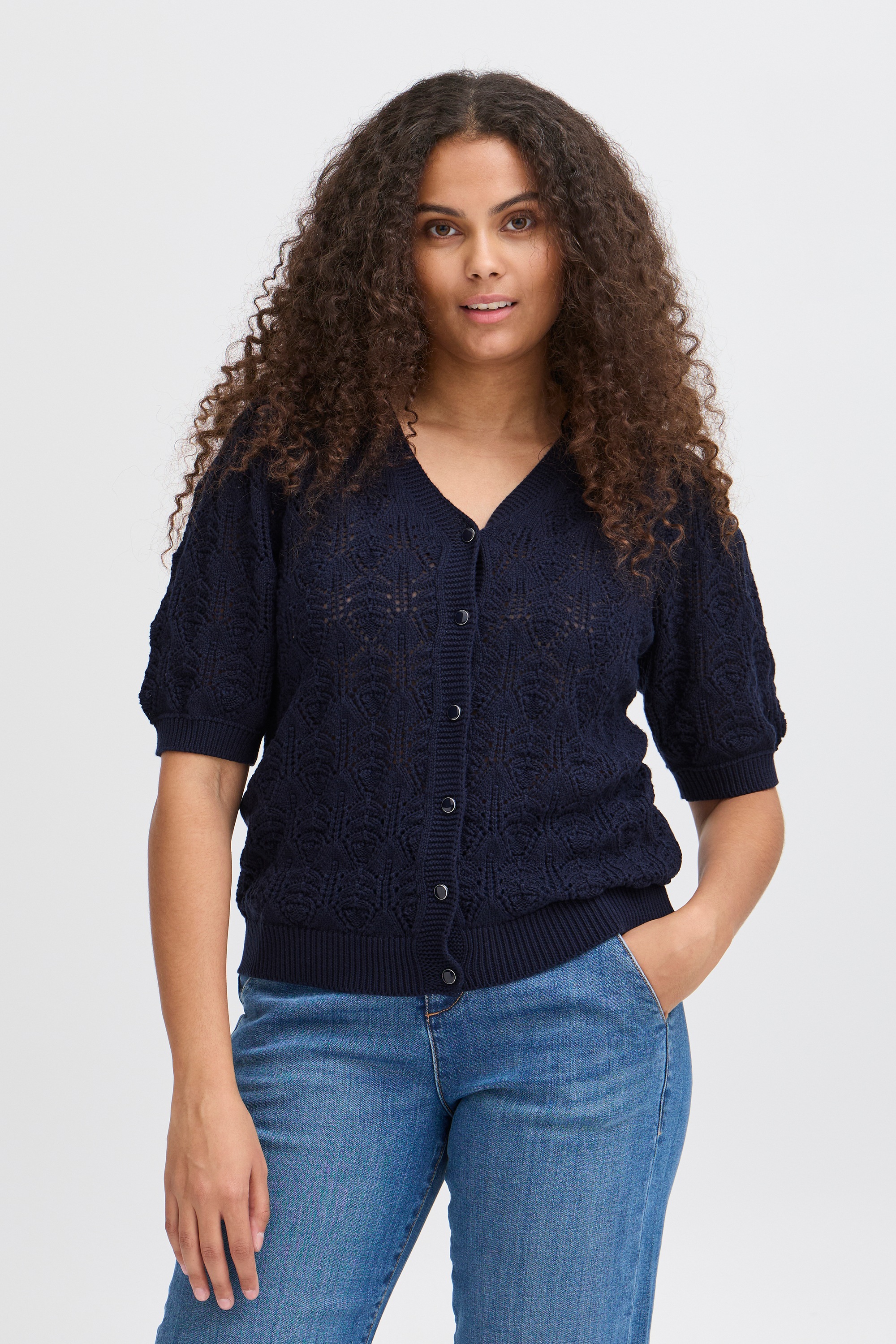 fransa Strickjacke »Strickjacke FRKATELEEN«