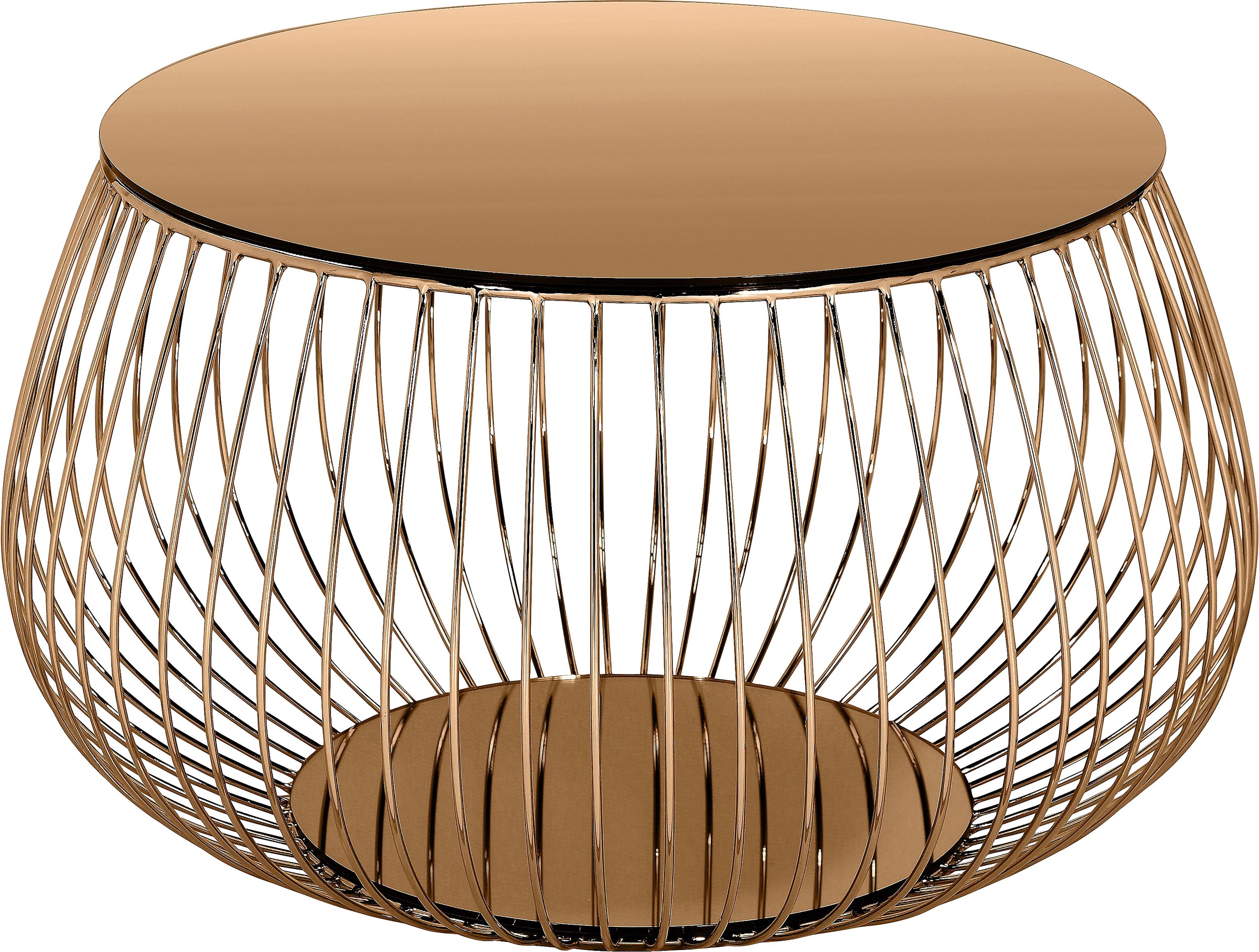 SalesFever Couchtisch »Coffeetable: Stilvolle Wohnzimmer-Ergänzung« Kristal günstig online kaufen