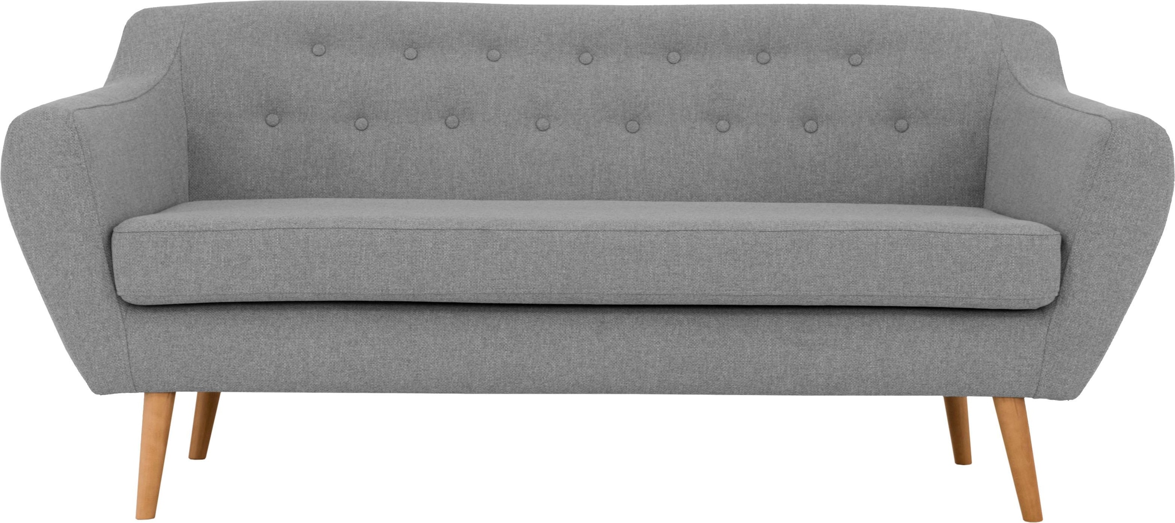 Home affaire 3-Sitzer »Renne« mit Heftung im Rücken im skandinavischem Stil günstig online kaufen