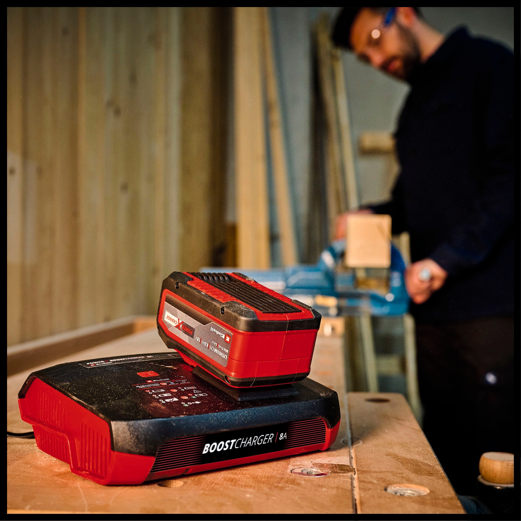 Einhell Akku-Ladestation »Power X-Boostcharger 8A«, (Packung, 1 St.)