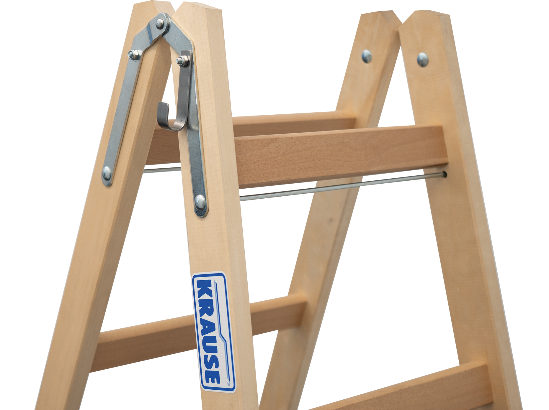 KRAUSE Doppelleiter »Stabilo« 2x5 Sprossen, beidseitig begehbar