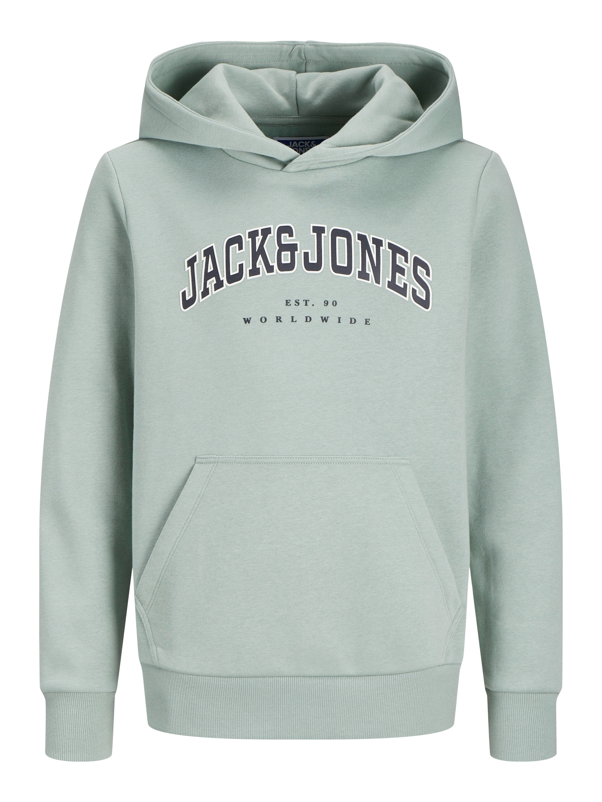 Jack & Jones Junior Kapuzensweatshirt »JJECALEB VARSITY SWEAT HOOD NOOS JNR«