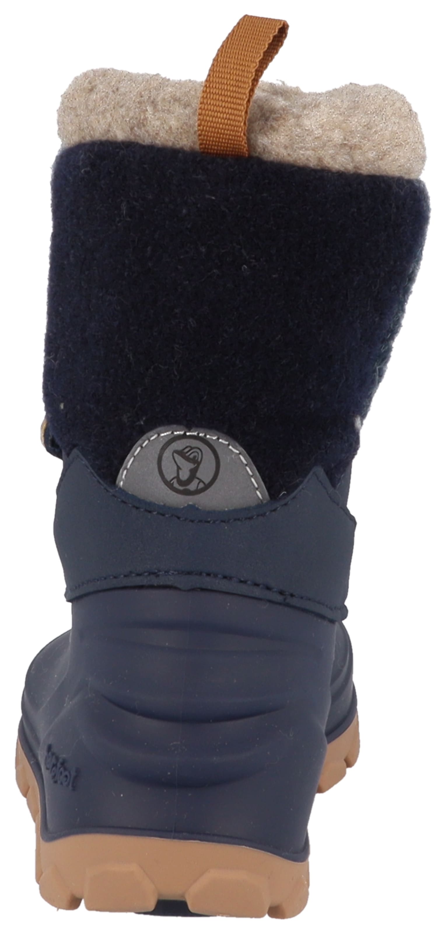 Lurchi Barfußschuh »Jan 1 Barefoot«  Winterboots, mit Kontrastbesatz, Größenschablone zum Download