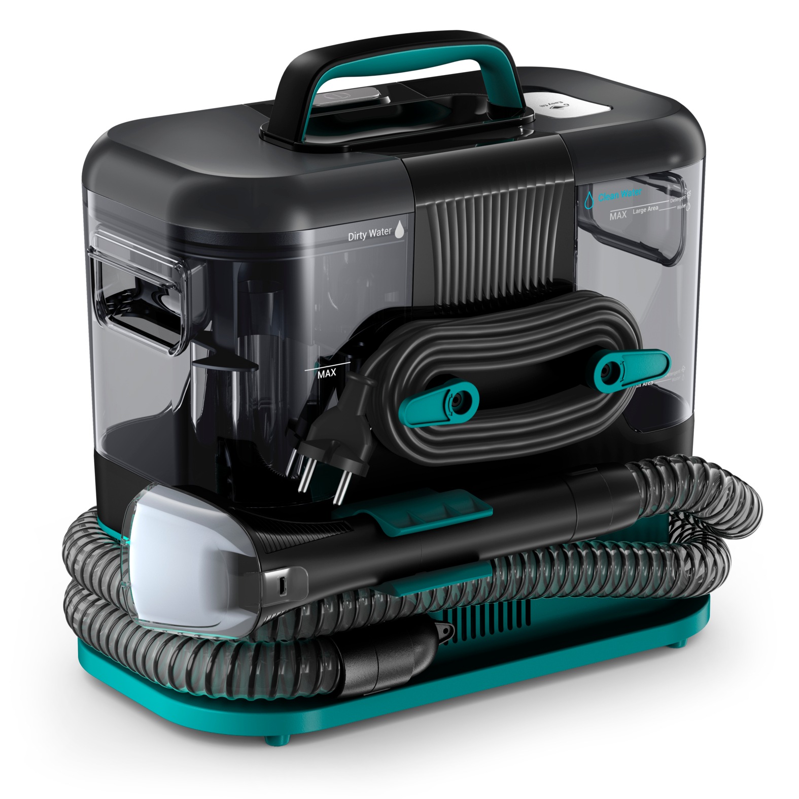 Rowenta Teppichreinigungsgerät »IN5020 Clean It«, (Set), tragbarerer Fleckenreiniger, beseitigt schnell und effizient Flecken