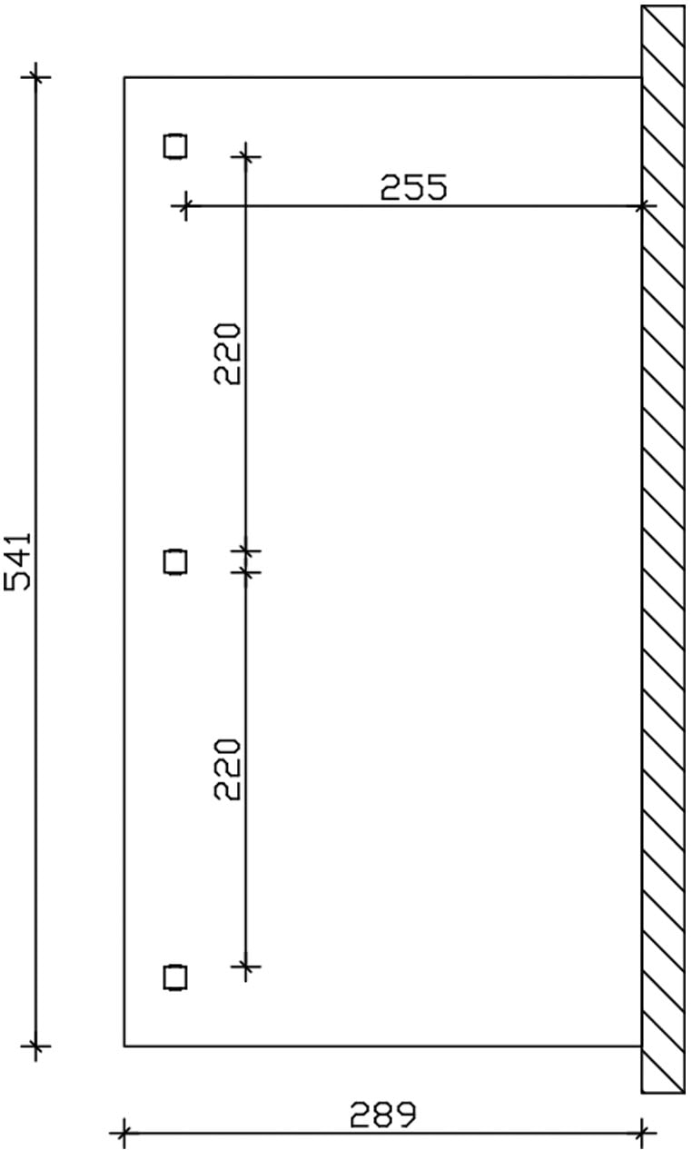 Skanholz Terrassendach »Venezia« Leimholz