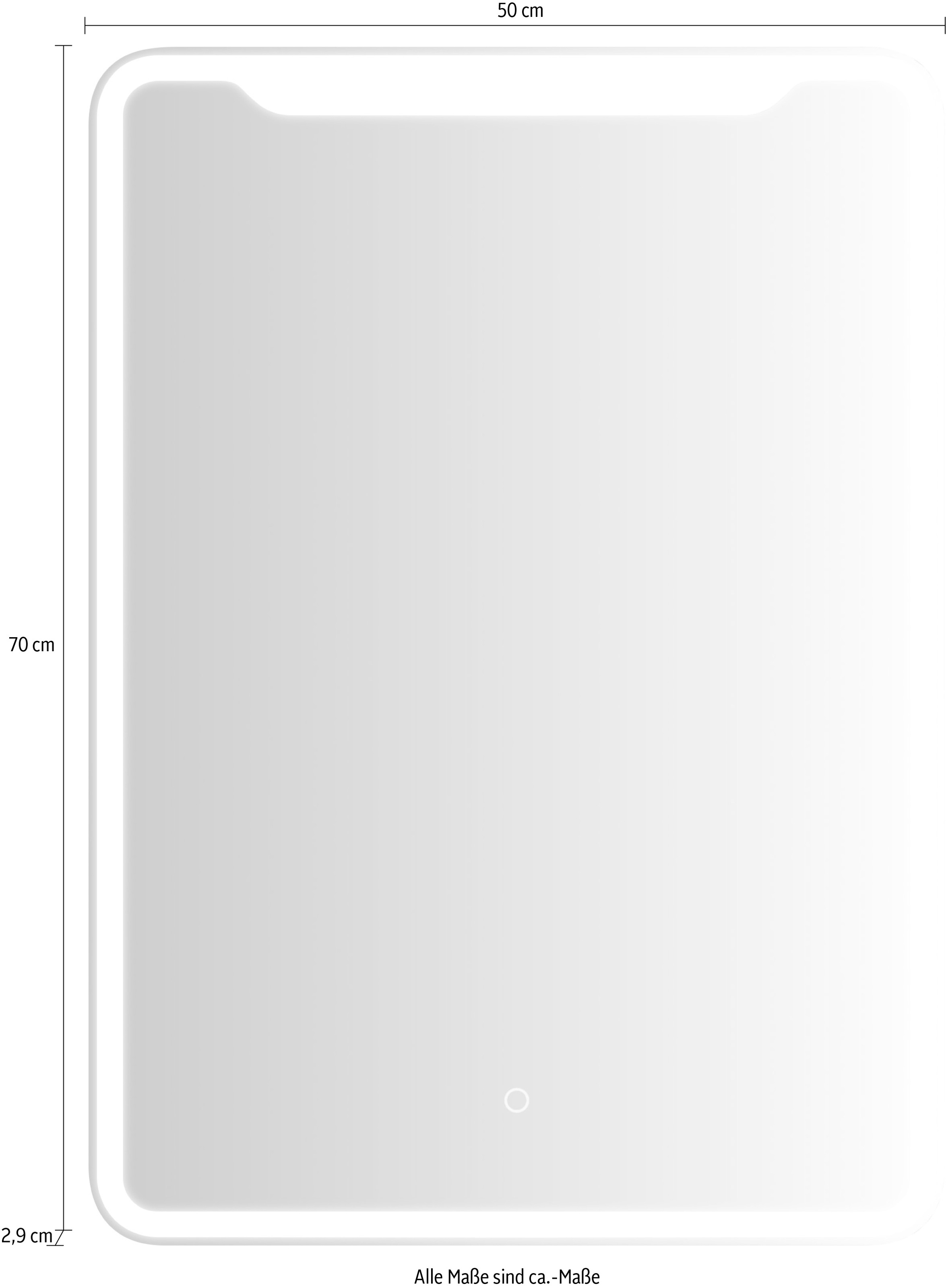 jokey LED-Lichtspiegel »Sorrent«, 50x70