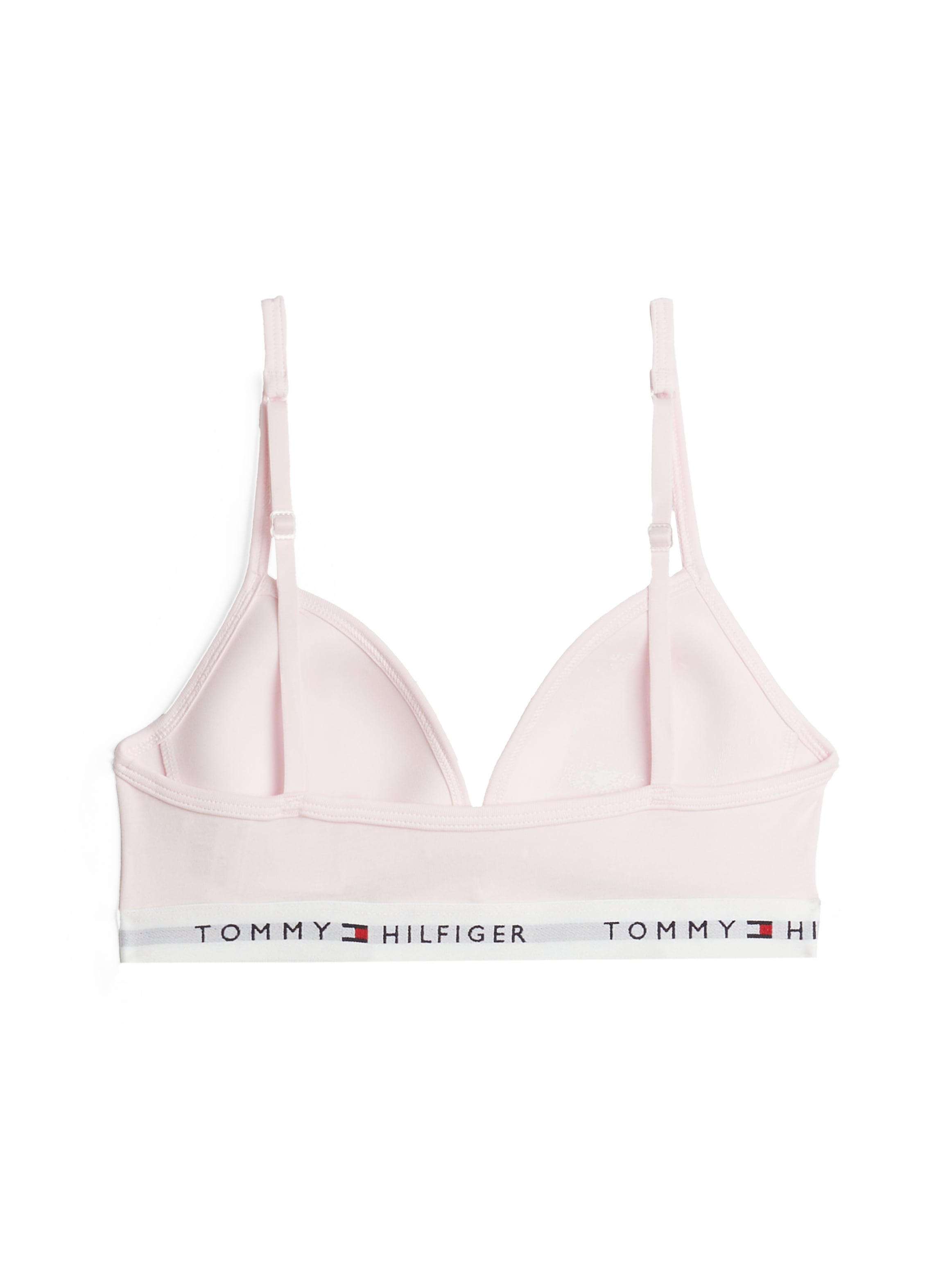 TOMMY HILFIGER UNDERWEAR Triangel-BH mit Logoschriftzug light pink 152/158 - N-Gr N-Gr 152/158 Triangel-BH von TOMMY HILFIGER