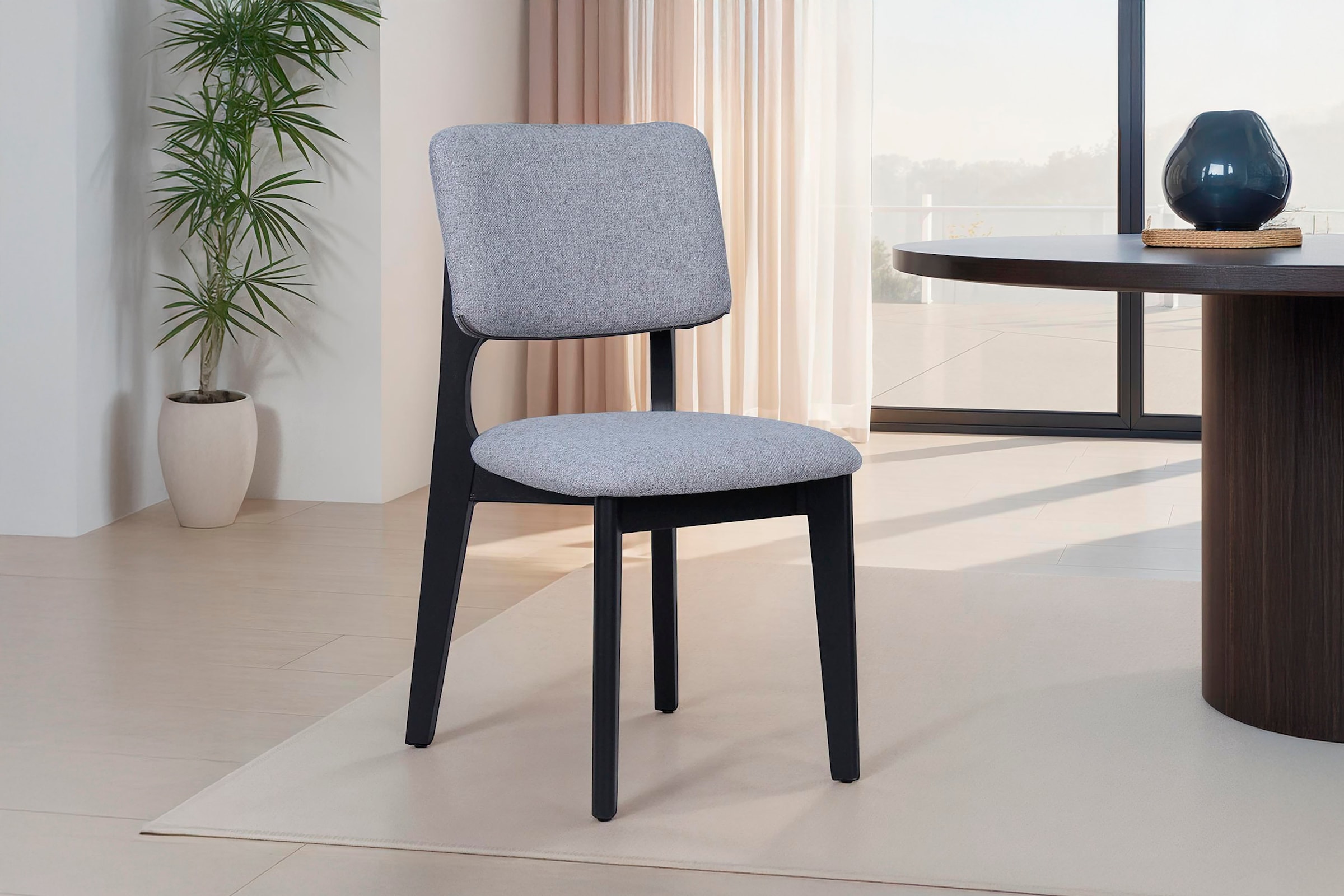 byLIVING Esszimmerstuhl »Elsa« (Set) 2 Stk. Webstoff modern gemütlicher Mas günstig online kaufen