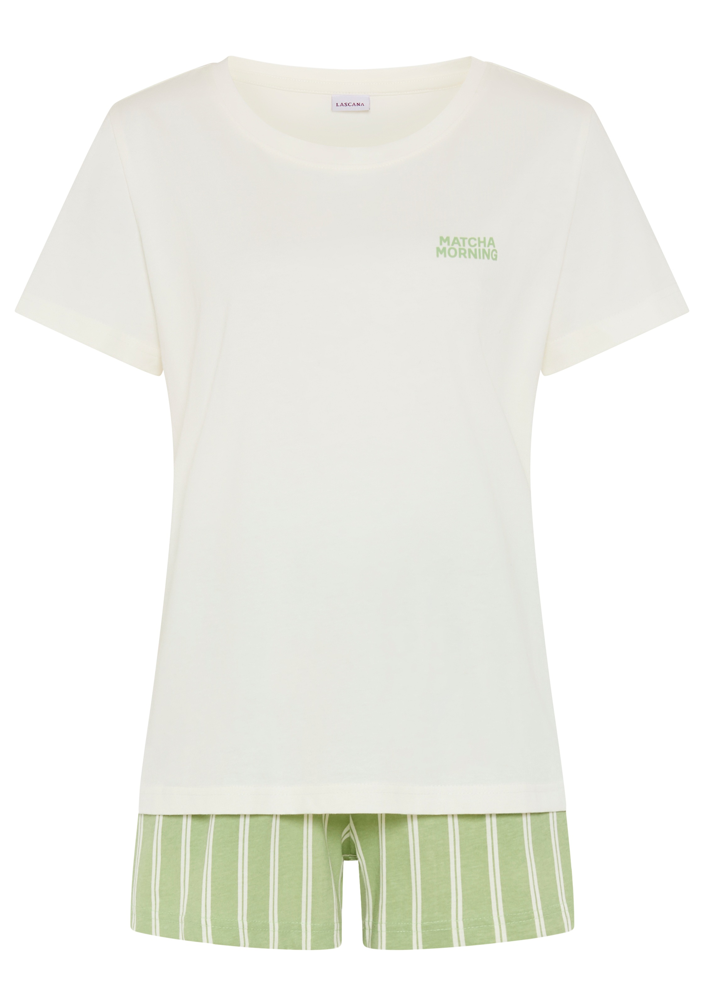 LSCN by LASCANA Shorty Set, 2 mit Front-und Back-Print