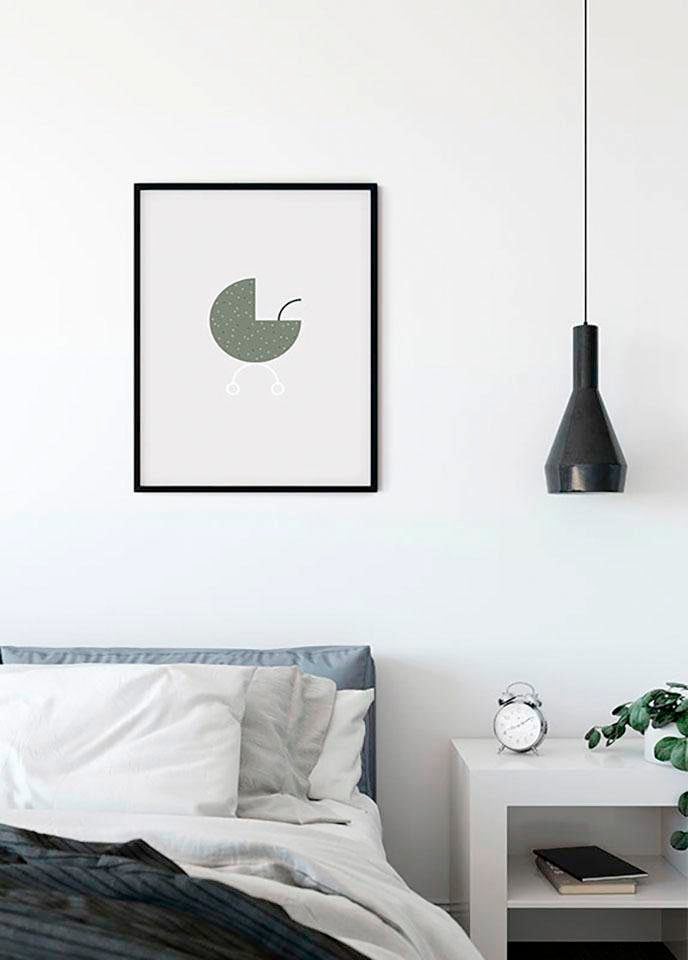 Komar Bild »Baby Hello World«, Figuren, (1 St.), Wandbild zur Dekoration - ohne Rahmen