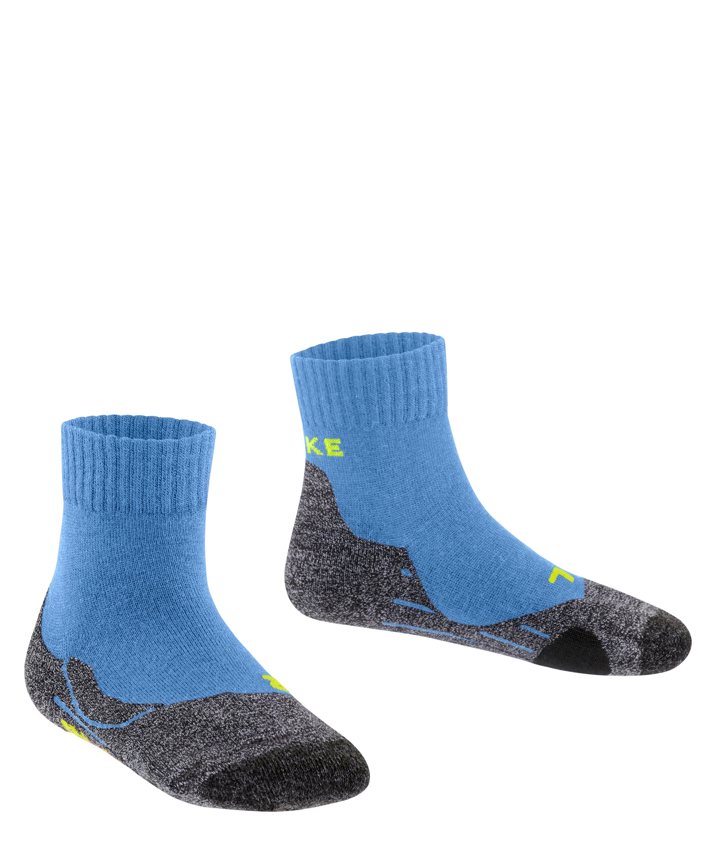 FALKE Wandersocken »TK2 Short« Kinder, mit mittelstarker Polsterung, aus Merinowoll-Mix, atmungsaktiv