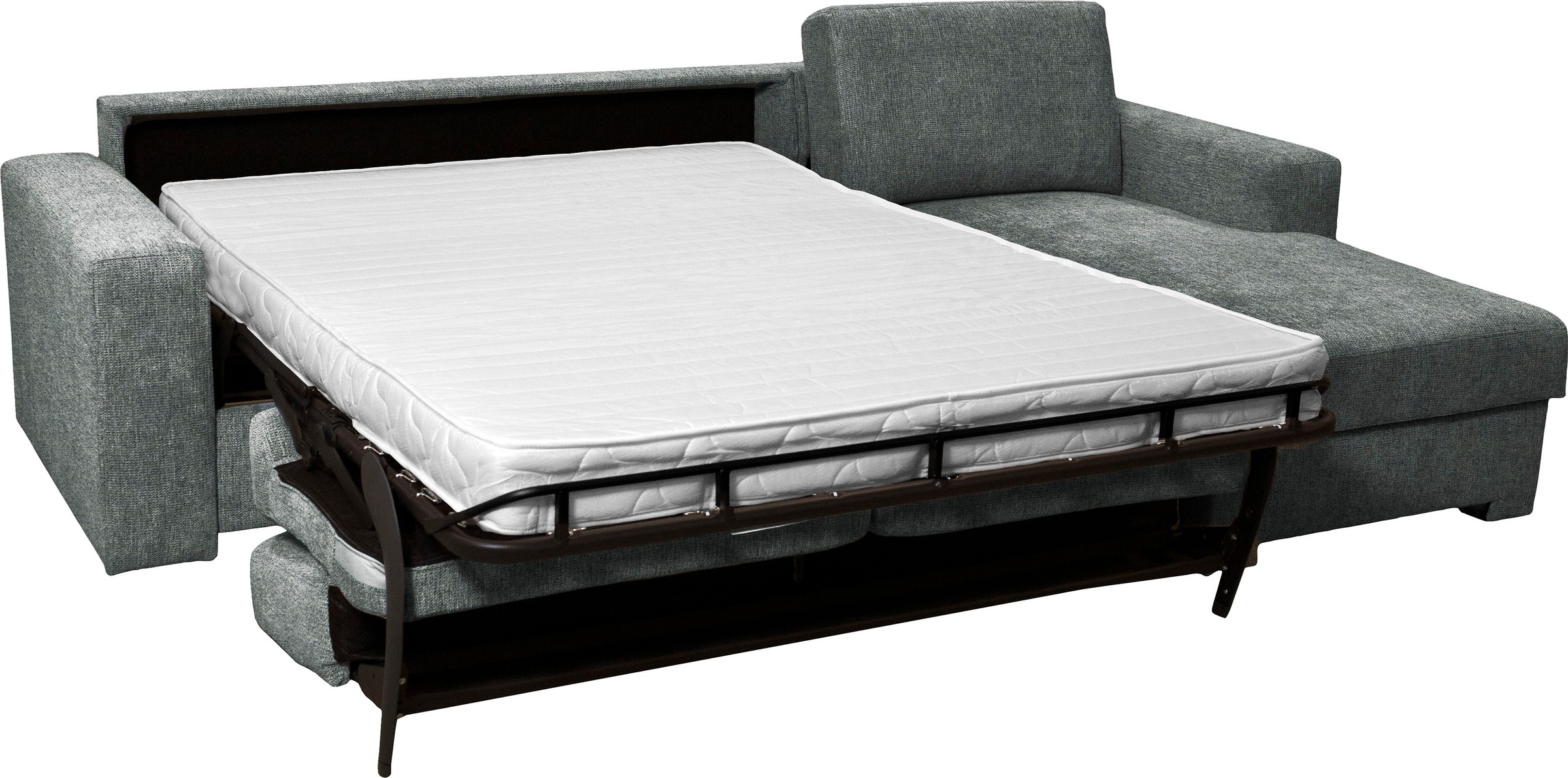Home affaire Ecksofa Roma "L" Dauerschlaffunktion, mit Unterfederung, Matratzenhöhe 14cm, Liegemaße ca 163x198 cm, L-Form