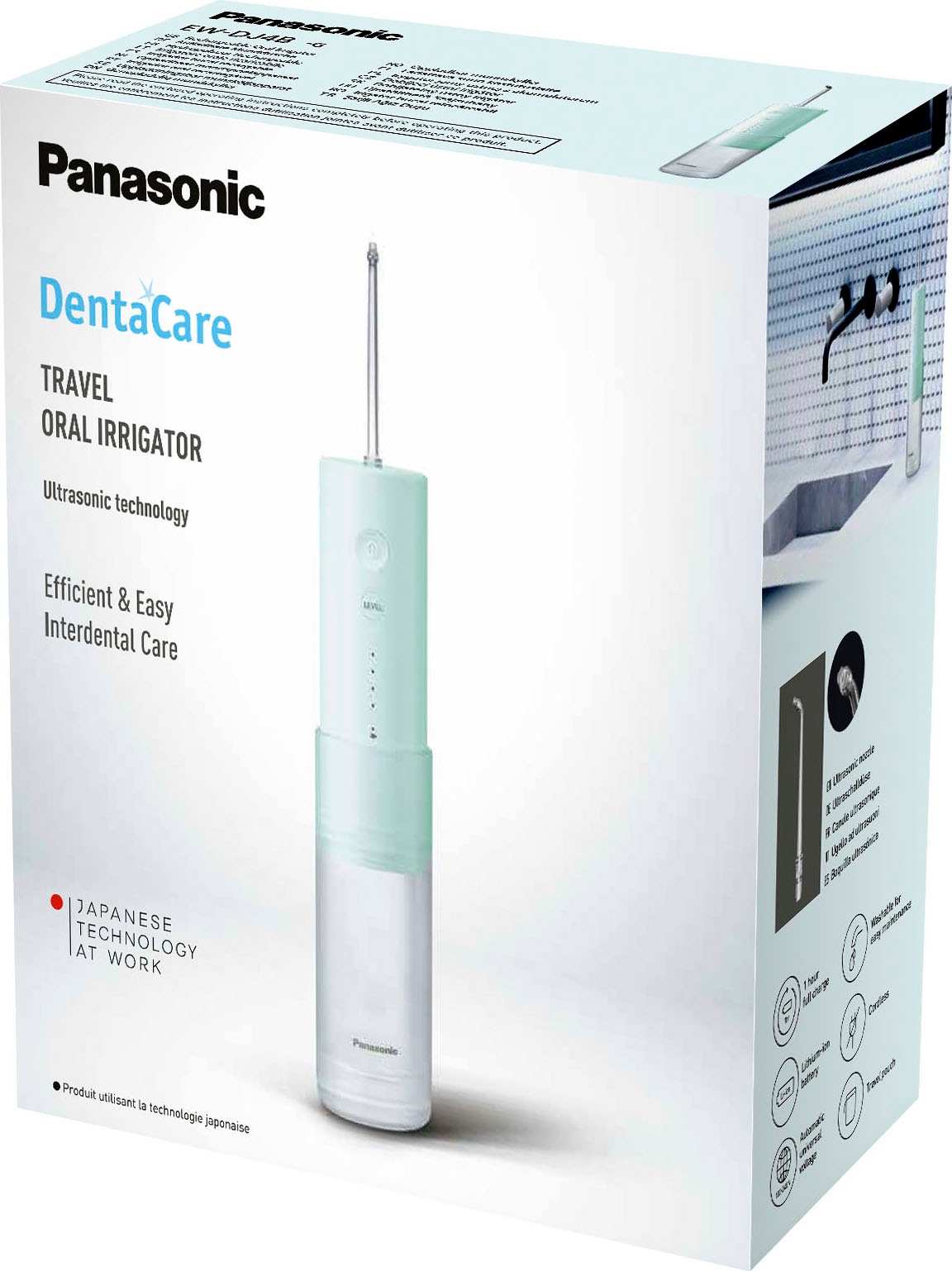 Panasonic Reise-Munddusche »EW-DJ4B-G503« 1 Stk. Aufsätze kabellos, Ultrasc günstig online kaufen