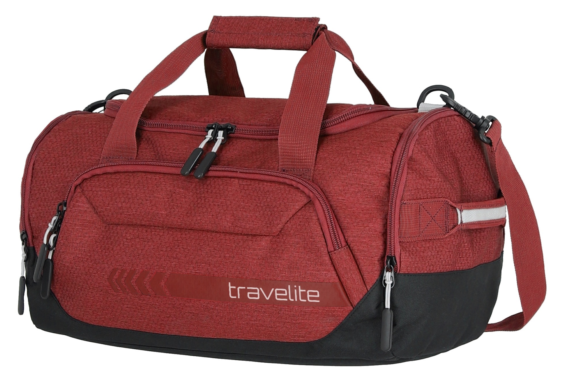 travelite Schultertasche »KICK OFF Reisetasche S«, Reisegepäck Sporttasche Handgepäck Freizeittasche Aufsteckfunktion