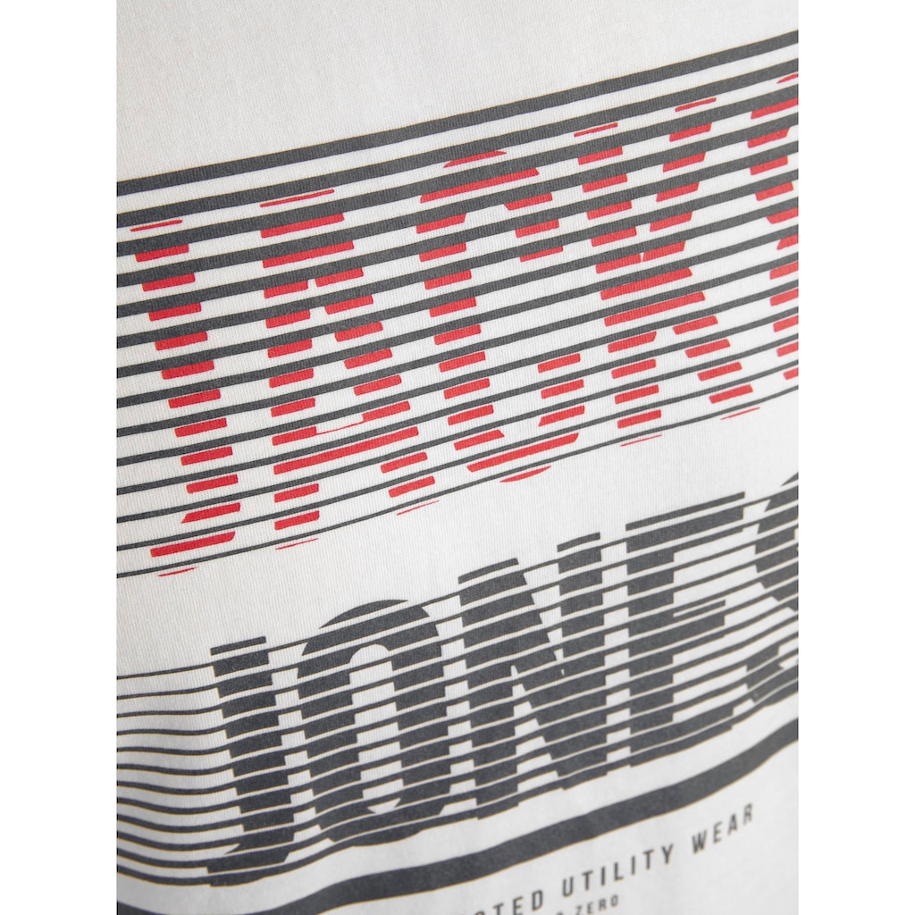 Jack & Jones Kurzarmshirt »JJBRIX TEE SS CREW NECK«