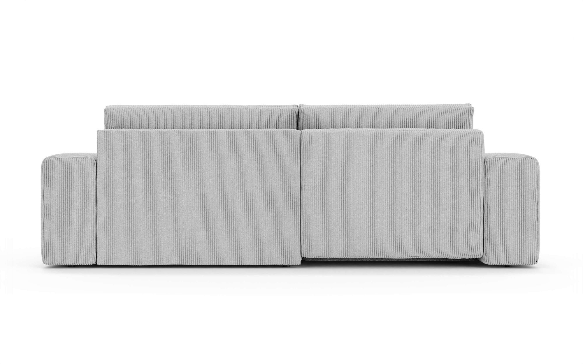 OTTO home Ecksofa »MATTS Schlafsofa mit Bettkasten, Maße B/T/H: 265/159/89 cm«, L-Form mit Recamiere rechts oder links, hoher Sitzkomfort