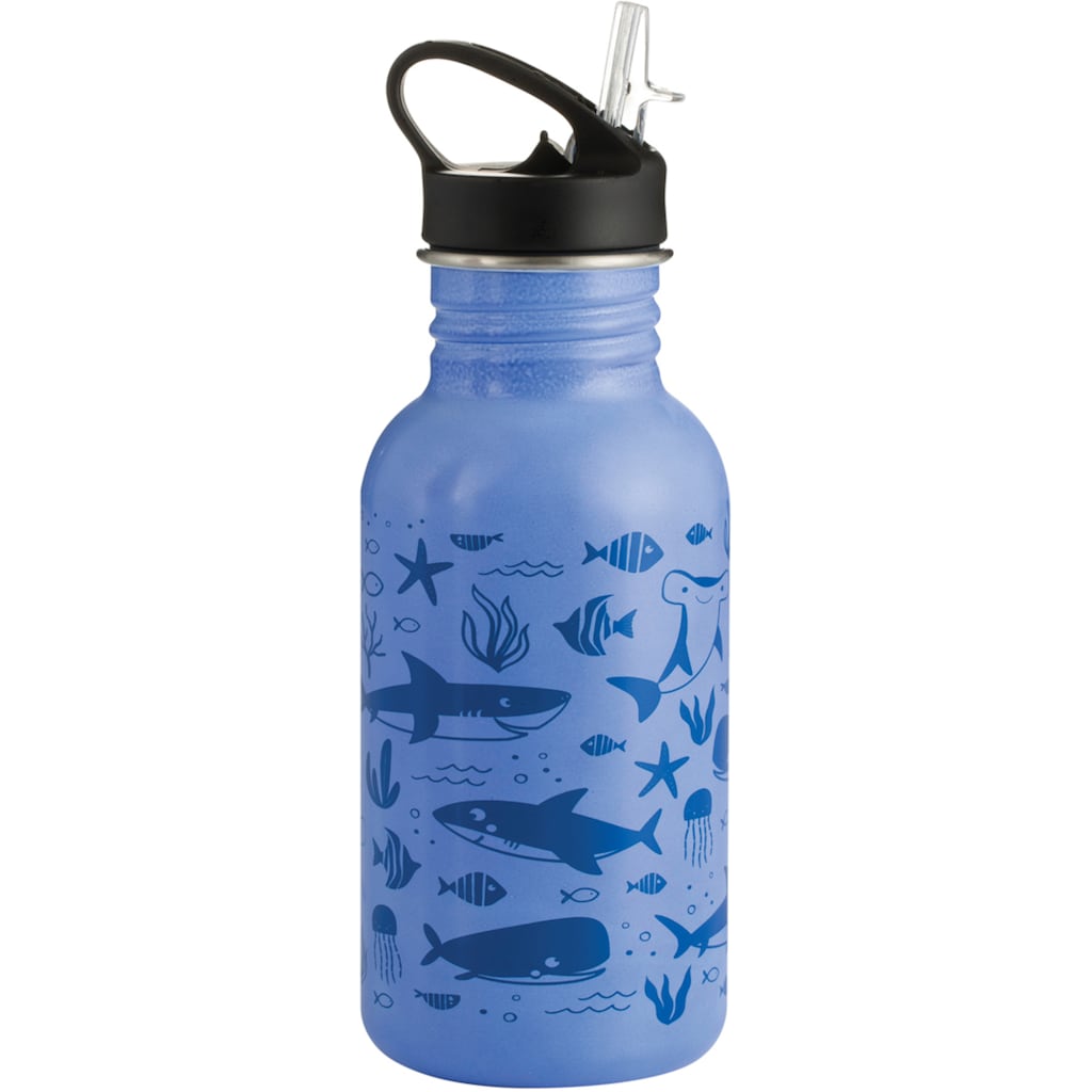 Typhoon Trinkflasche »PURE, Sealife«, Edelstahl, wechselt die Farbe, 550 ml